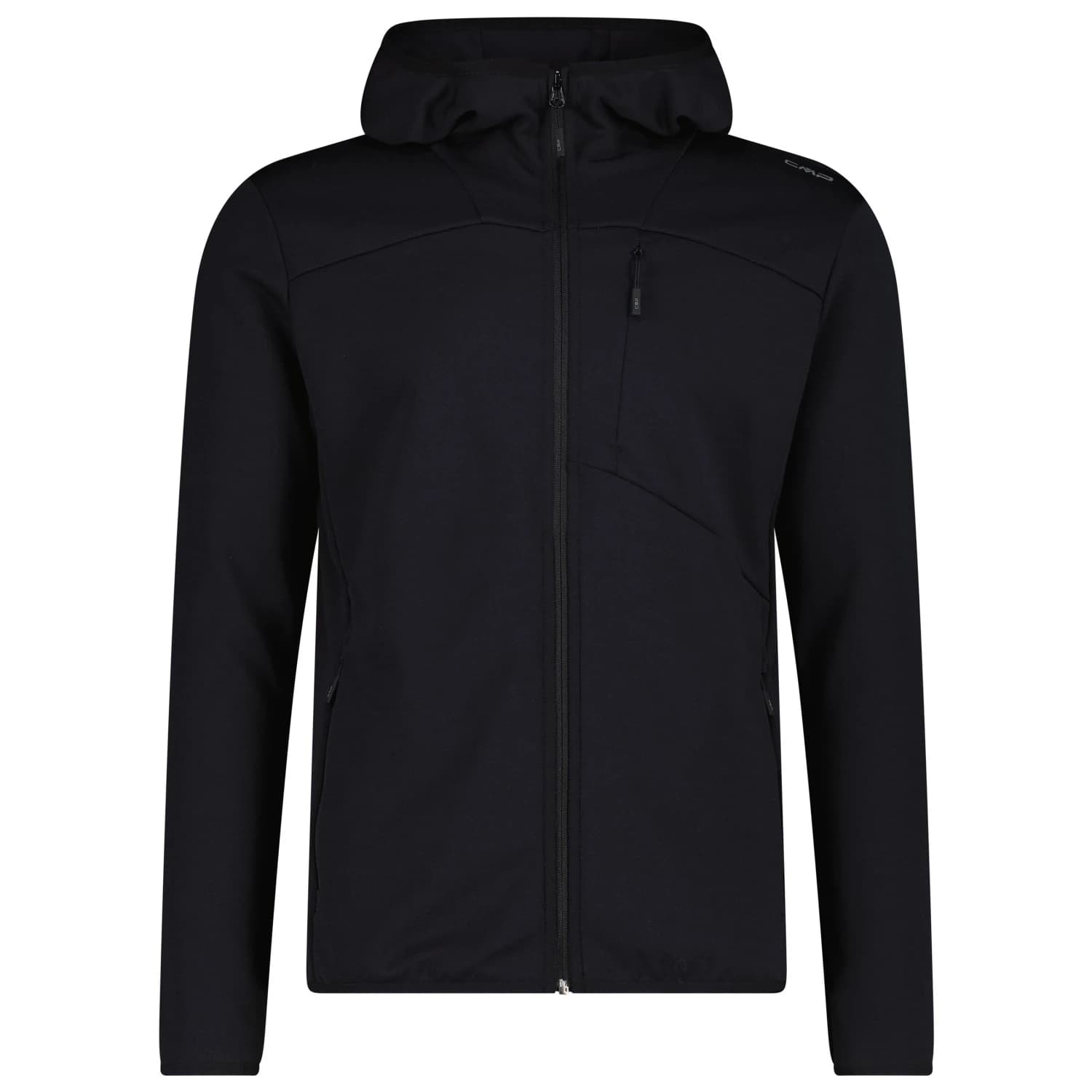 Вълнено яке CMP Jacket Fix Hood 36E1937 Merino jacket - Nero
