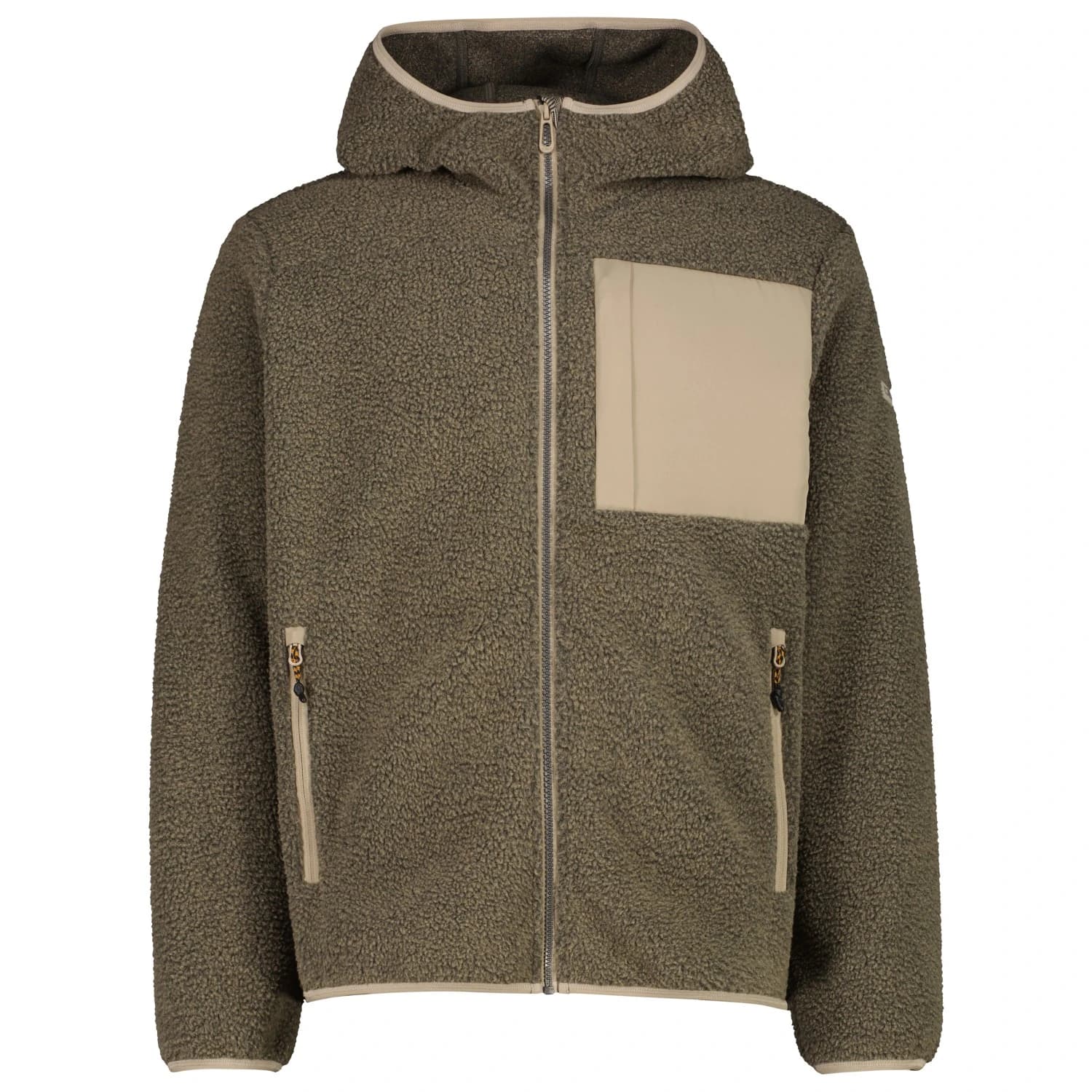 Поларено яке CMP Jacket Fix Hood 36P3087 Fleece jacket - Teak Melange
