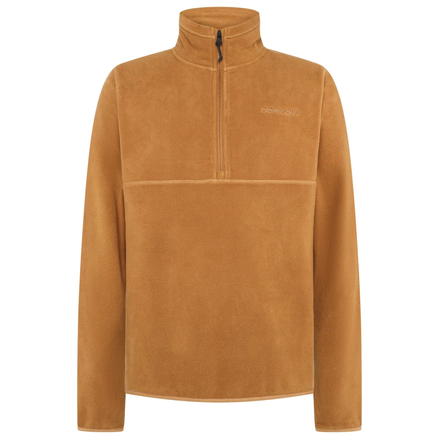 Мъжки поларен пуловер Didriksons Vito Half-Zip Fleece jumper - Spice Brown