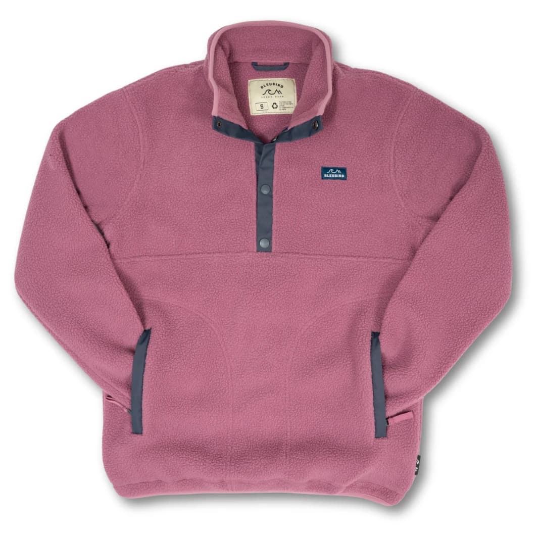 Поларен пуловер Bleubird Nevada Fleece Fleece jumper - Berry