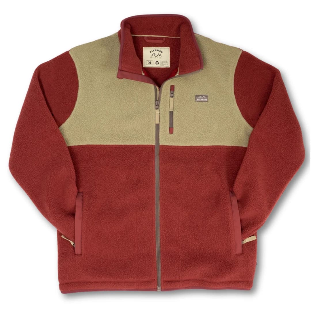 Поларено яке Bleubird Polar Fleece Deux Full Zip Fleece jacket - Brick