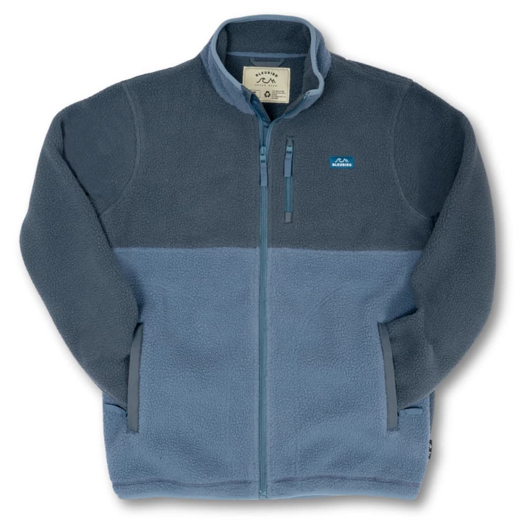 Поларено яке Bleubird Polar Fleece Deux Full Zip Fleece jacket - Denim