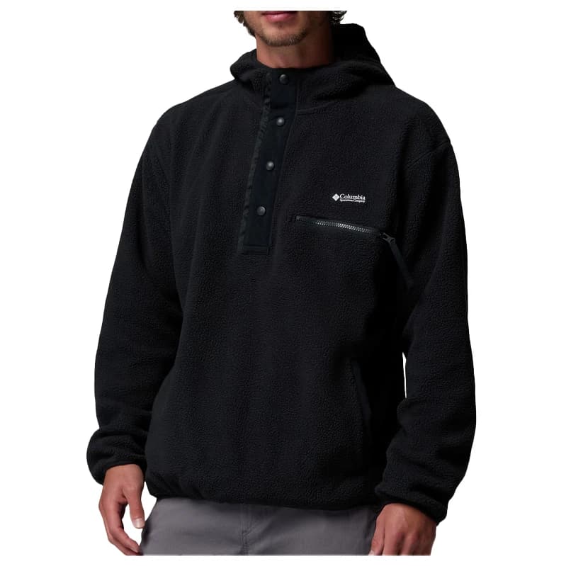Мъжки поларен пуловер Columbia Helvetia II Hoodie Fleece jumper - Black