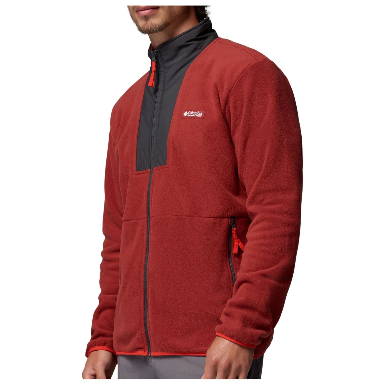Мъжко поларено яке Columbia Sequoia Grove II Full Zip Fleece Fleece jacket - Red Oxide / Shark