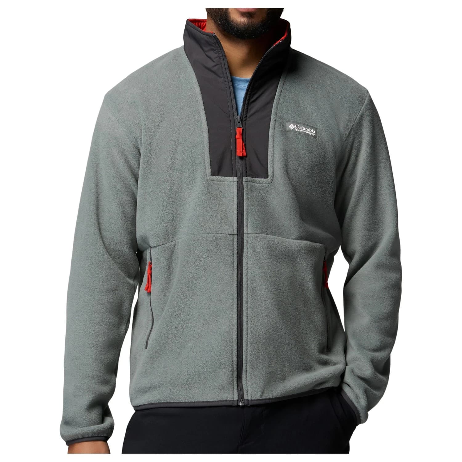 Мъжко поларено яке Columbia Sequoia Grove II Full Zip Fleece Fleece jacket - Sedona Sage / Shark