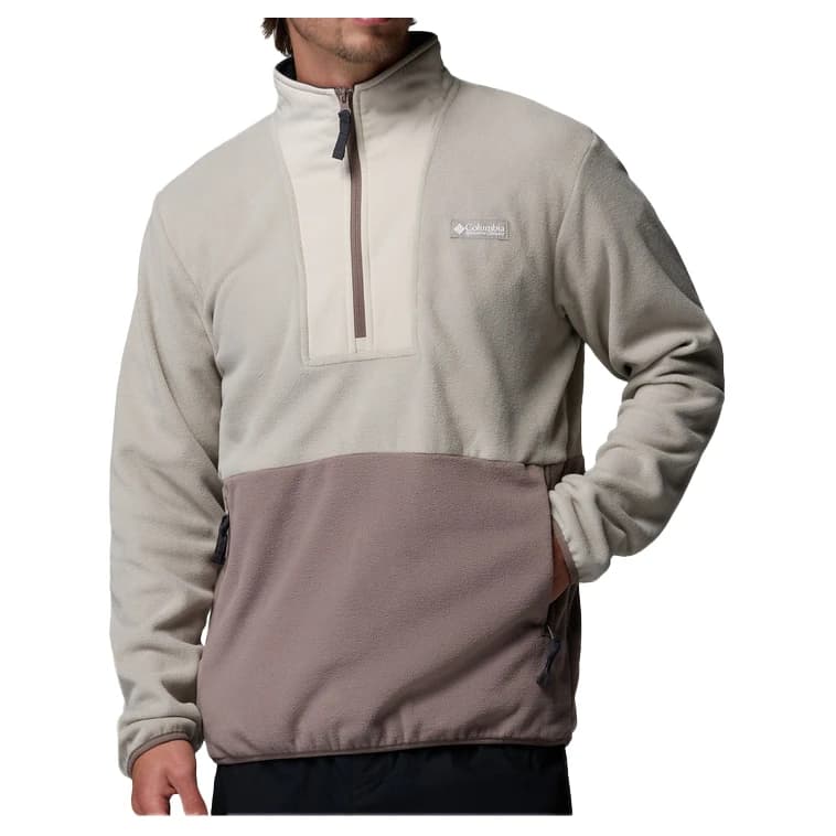 Мъжки поларен пуловер Columbia Sequoia Grove II Half Zip Fleece Fleece jumper - Flint Grey / Iron / Dark Stone
