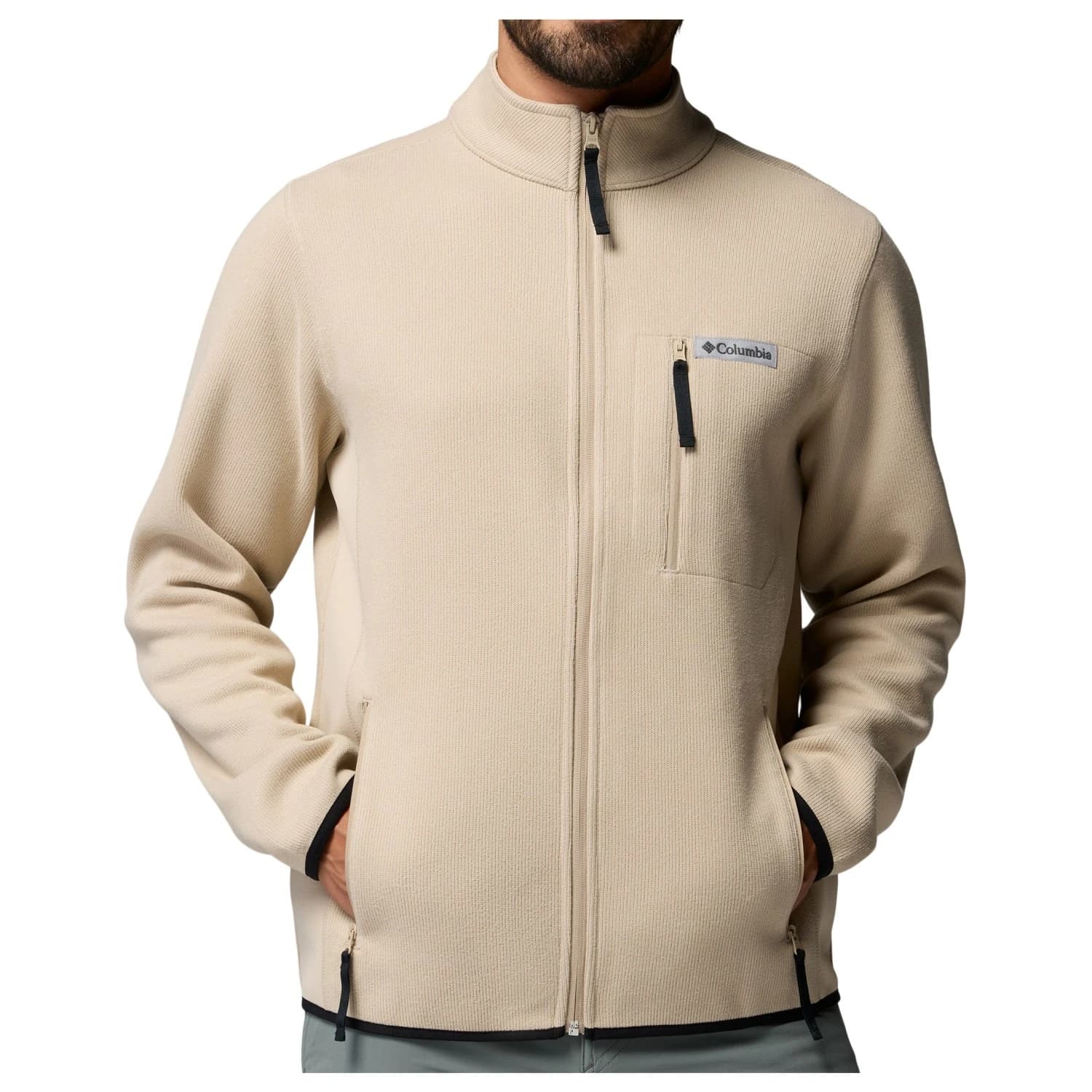 Мъжко поларено яке Columbia Sweater Weather Full Zip Fleece jacket - Ancient Fossil