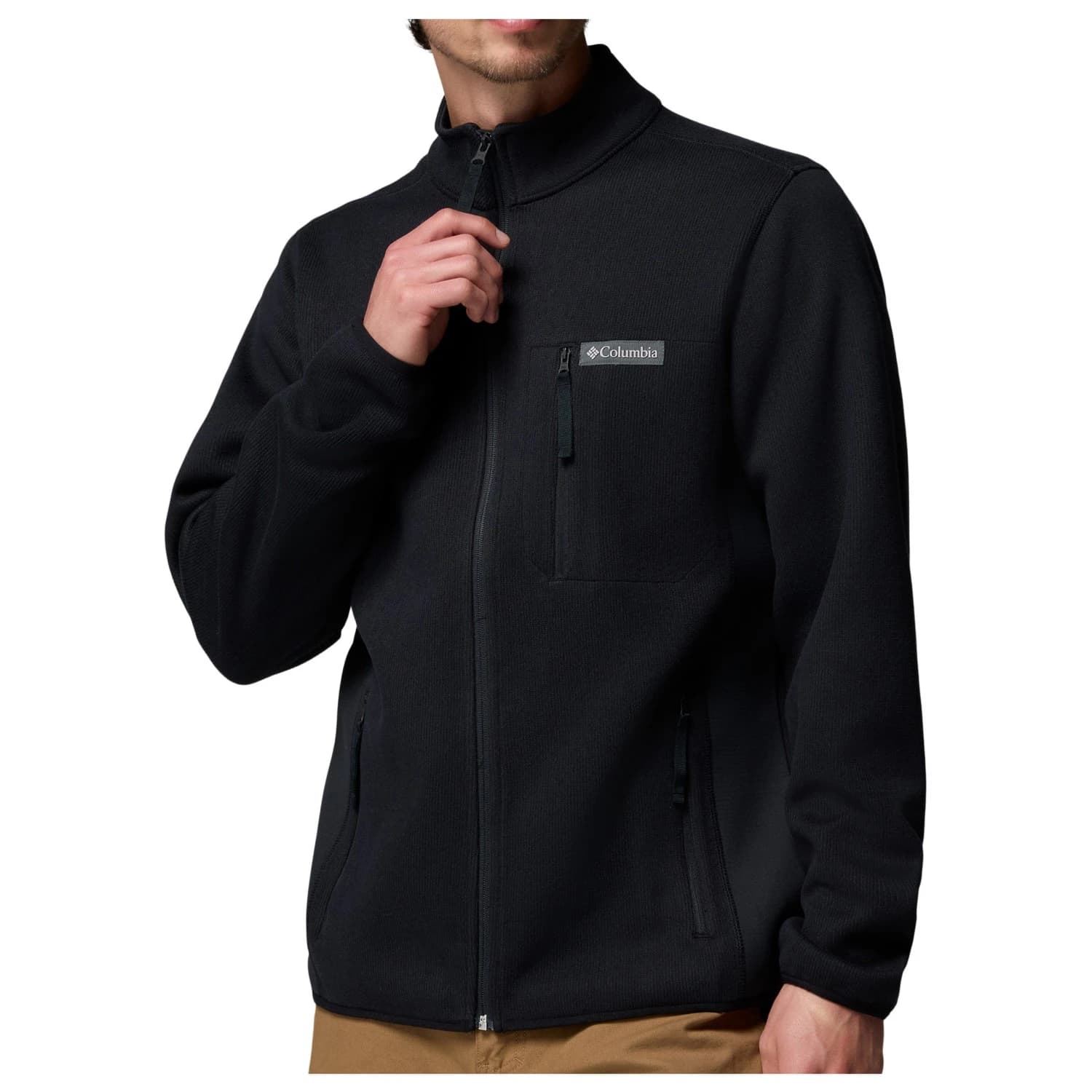 Мъжко поларено яке Columbia Sweater Weather Full Zip Fleece jacket - Black