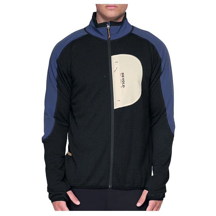 Мъжко вълнено яке Devold Adventure Jacket Merino jumper - Ink