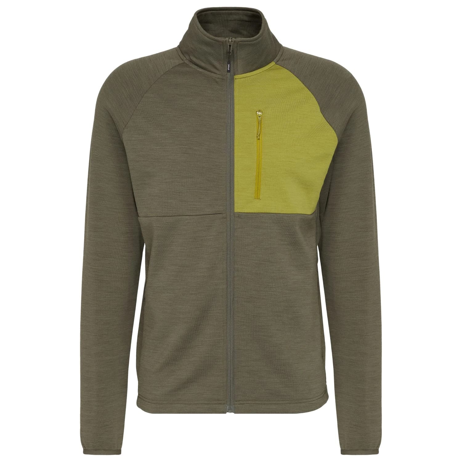 Вълнено яке Stoic MerinoFleece270 KuolpaLightSt. III Jacket Merino jacket - Olive Green