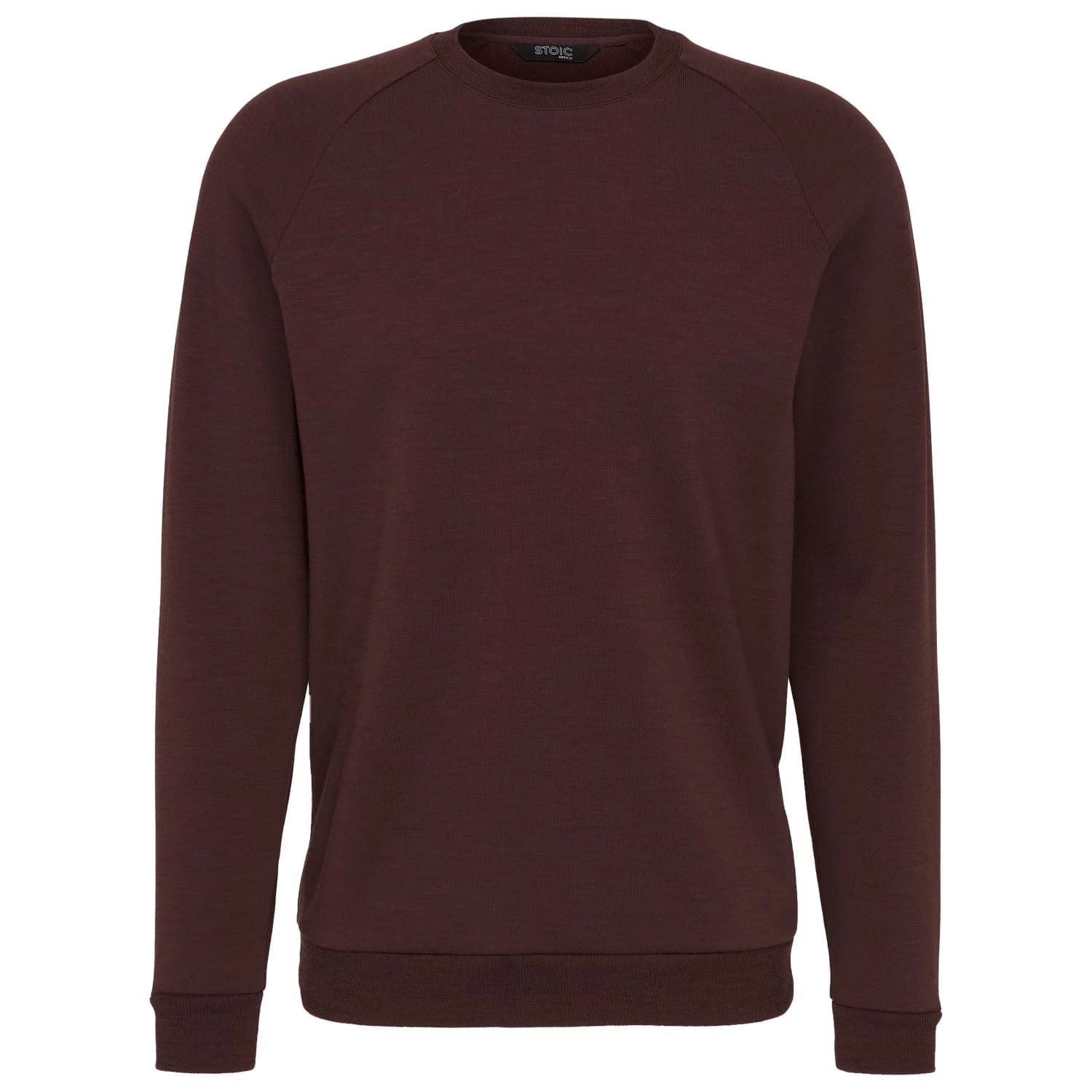 Вълнен пуловер Stoic MerinoFleece270 MMXX.Lulea Crew Merino jumper - Dark Rosewood