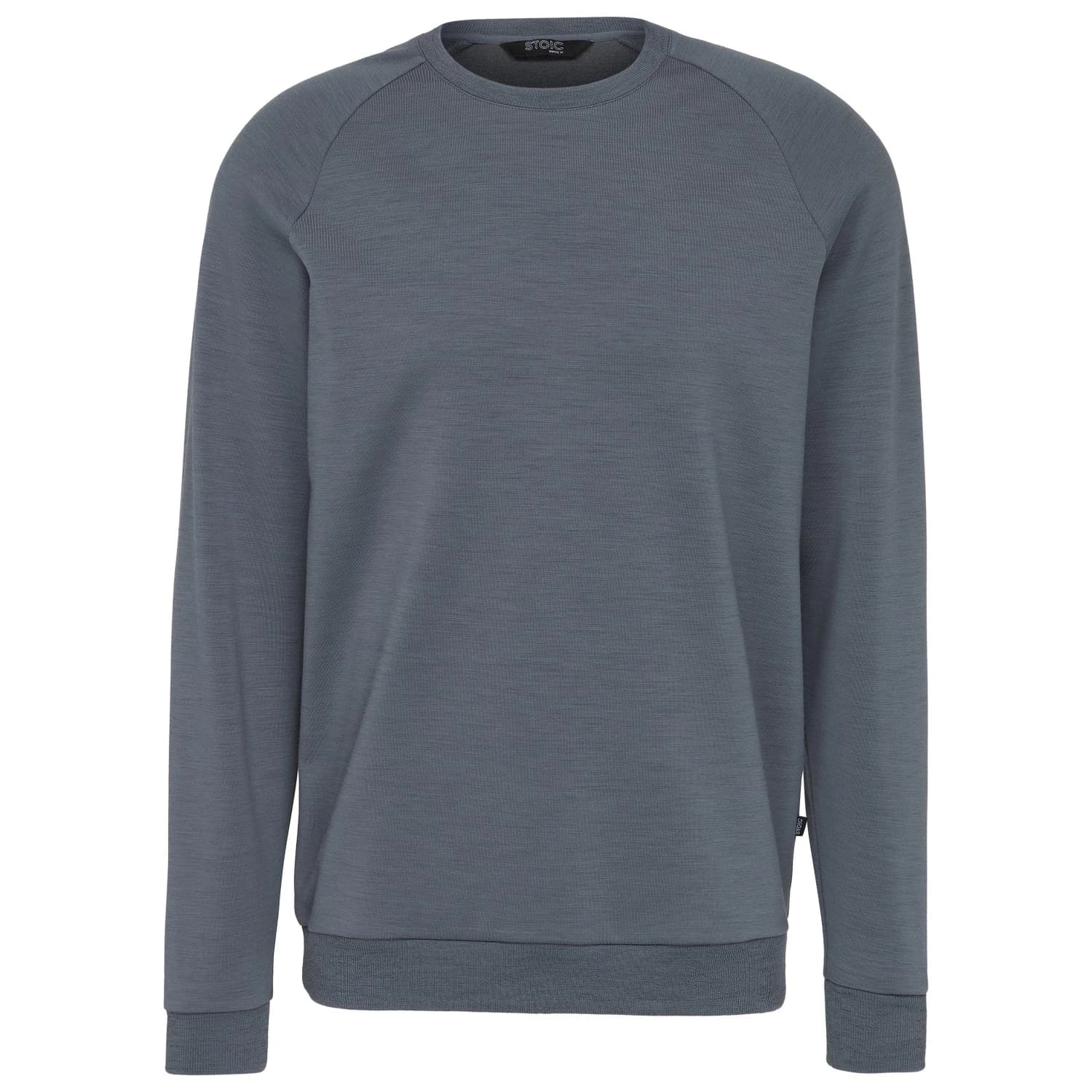 Вълнен пуловер Stoic MerinoFleece270 MMXX.Lulea Crew Merino jumper - Pale Blue Grey