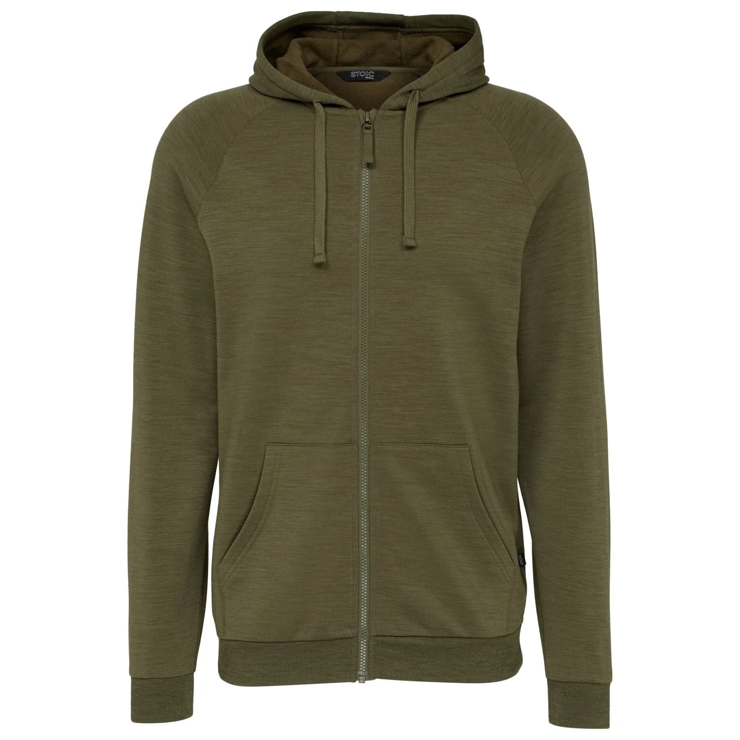 Вълнено яке Stoic MerinoFleece270 MMXX.Lulea Zip Hoody Merino hoodie - Olive Green