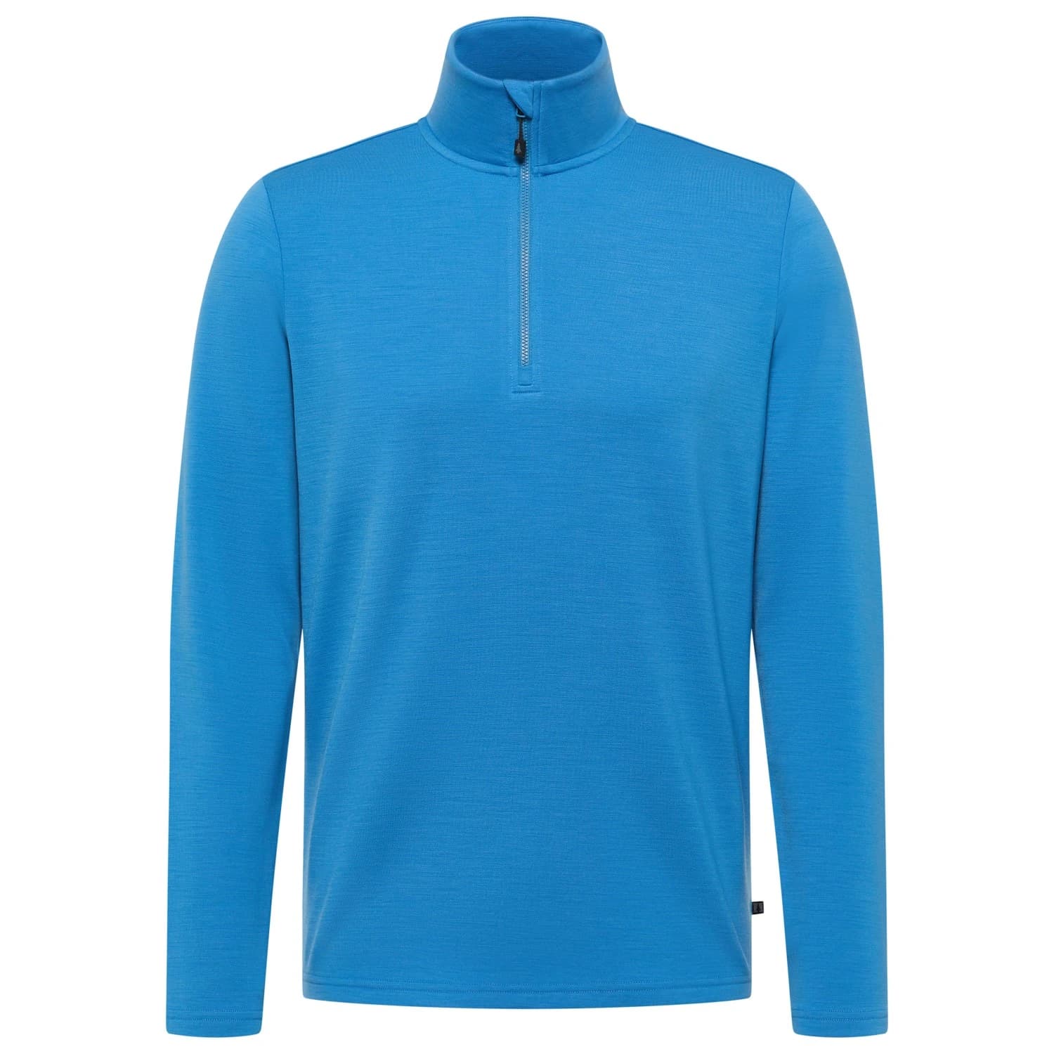 Вълнен пуловер Heber Peak MerinoBlend EvergreenHe. Half Zip Merino jumper - Cobalt Blue