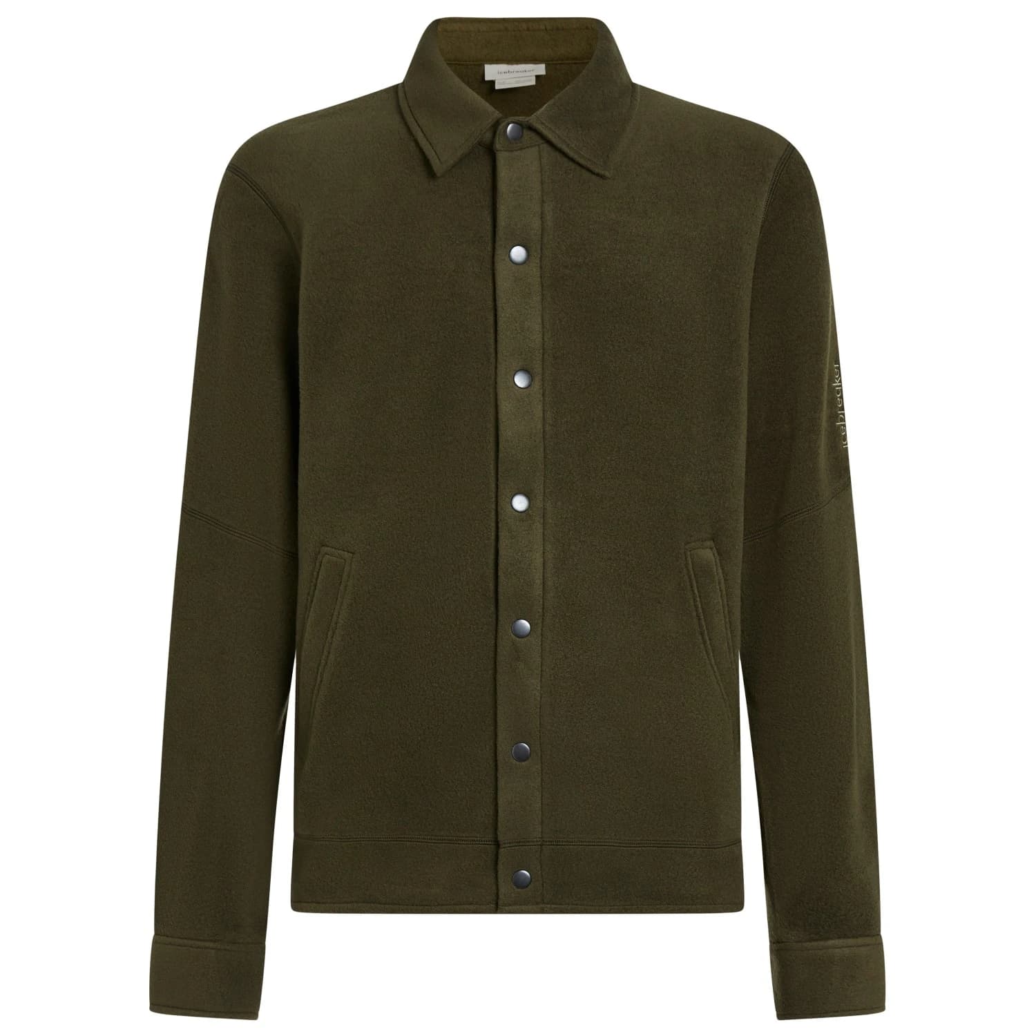 Вълнено яке Icebreaker Merino Blend 800 Realfleece Classic Pile Shacket Merino shirt - Dark Loden