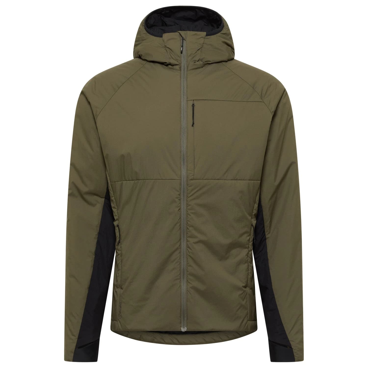 Вълнено яке Stoic MountainWool60 JokkmokkSt. Hoody II Wool jacket - Olive Green / Black