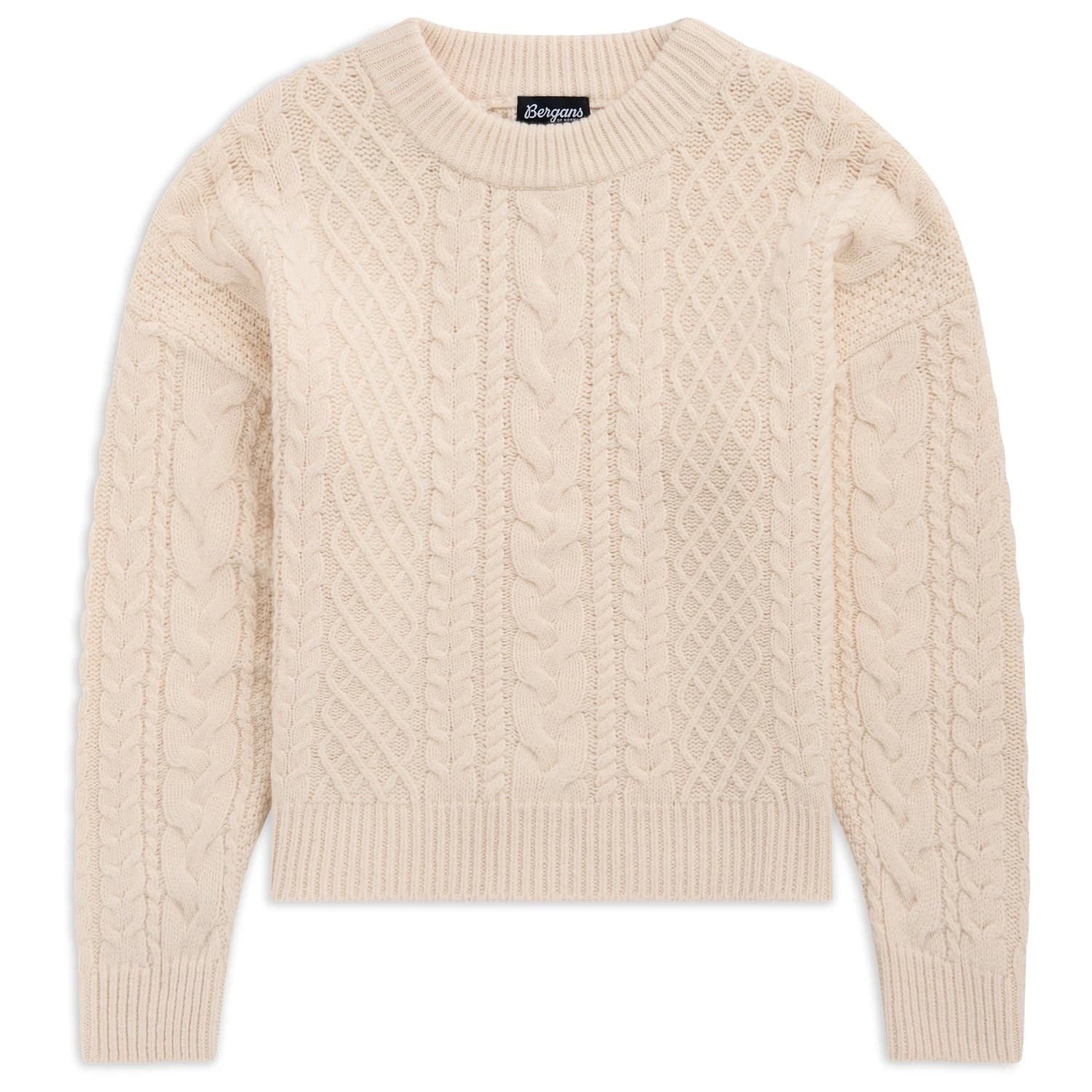 Мъжки вълнен пуловер Bergans Lofoten Knitted Wool Jumper Wool jumper - Creme
