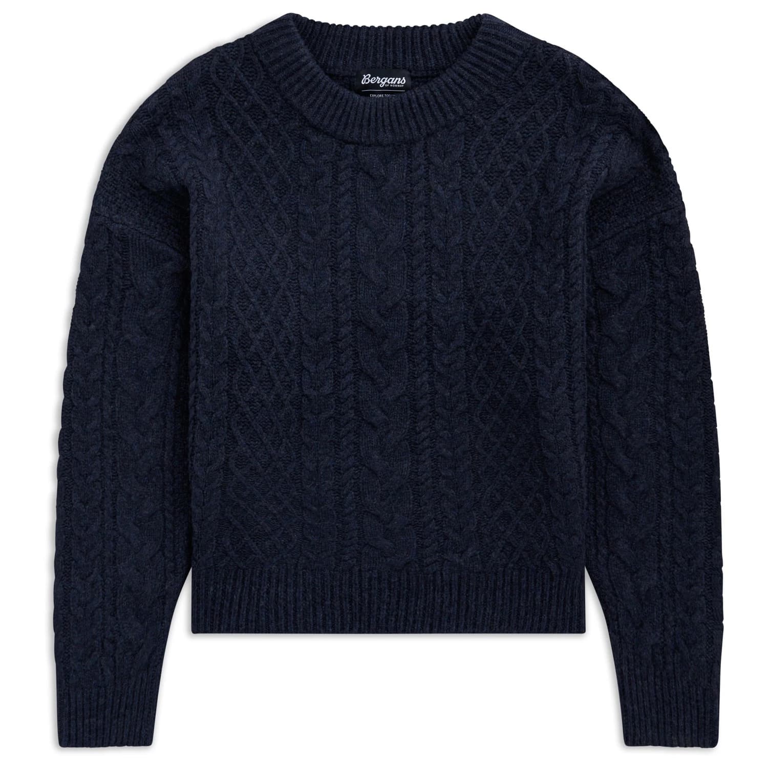Мъжки вълнен пуловер Bergans Lofoten Knitted Wool Jumper Wool jumper - Dark Navy
