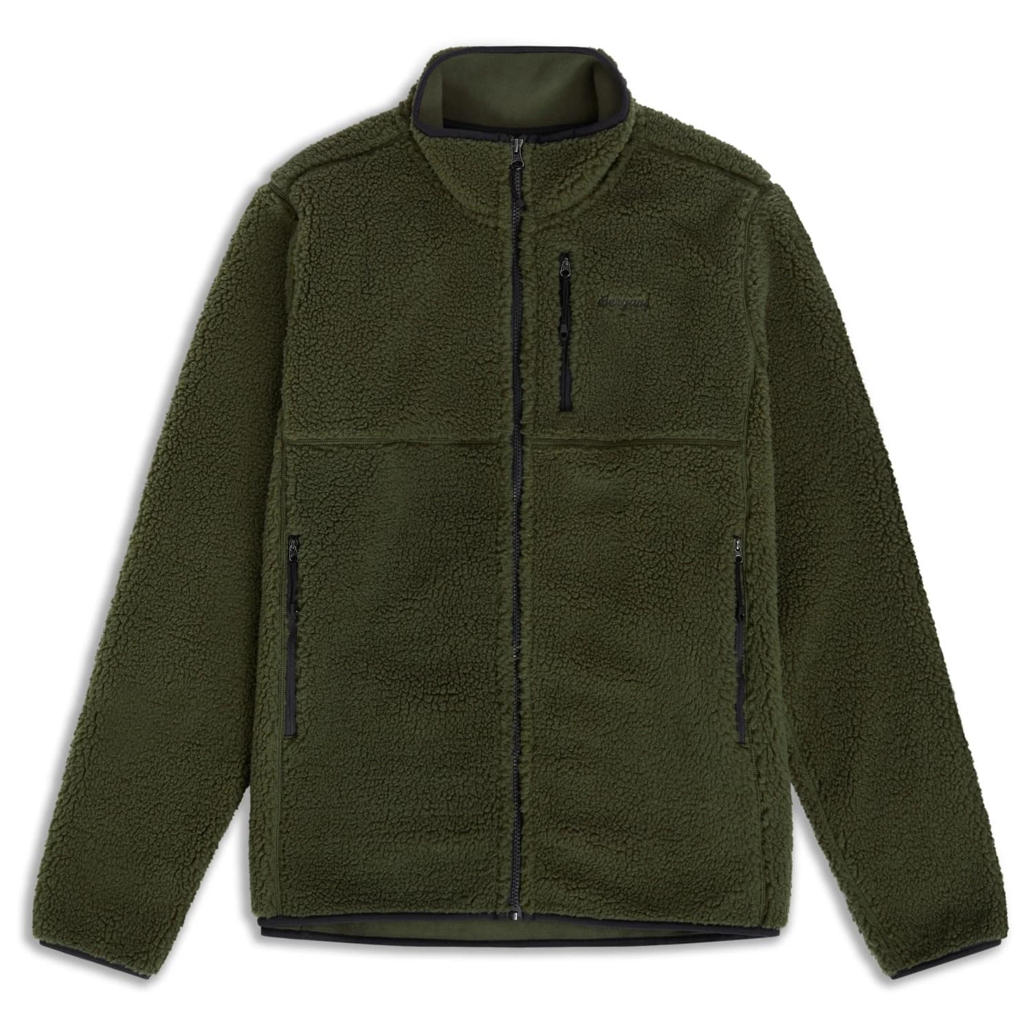 Мъжко поларено яке Bergans Lunnan Pile Fleece Jacket - Pine Forest
