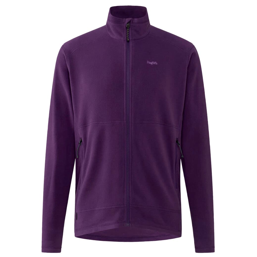 Мъжко поларено яке Haglöfs Buteo Mid II Jacket Fleece jacket - Purple Night