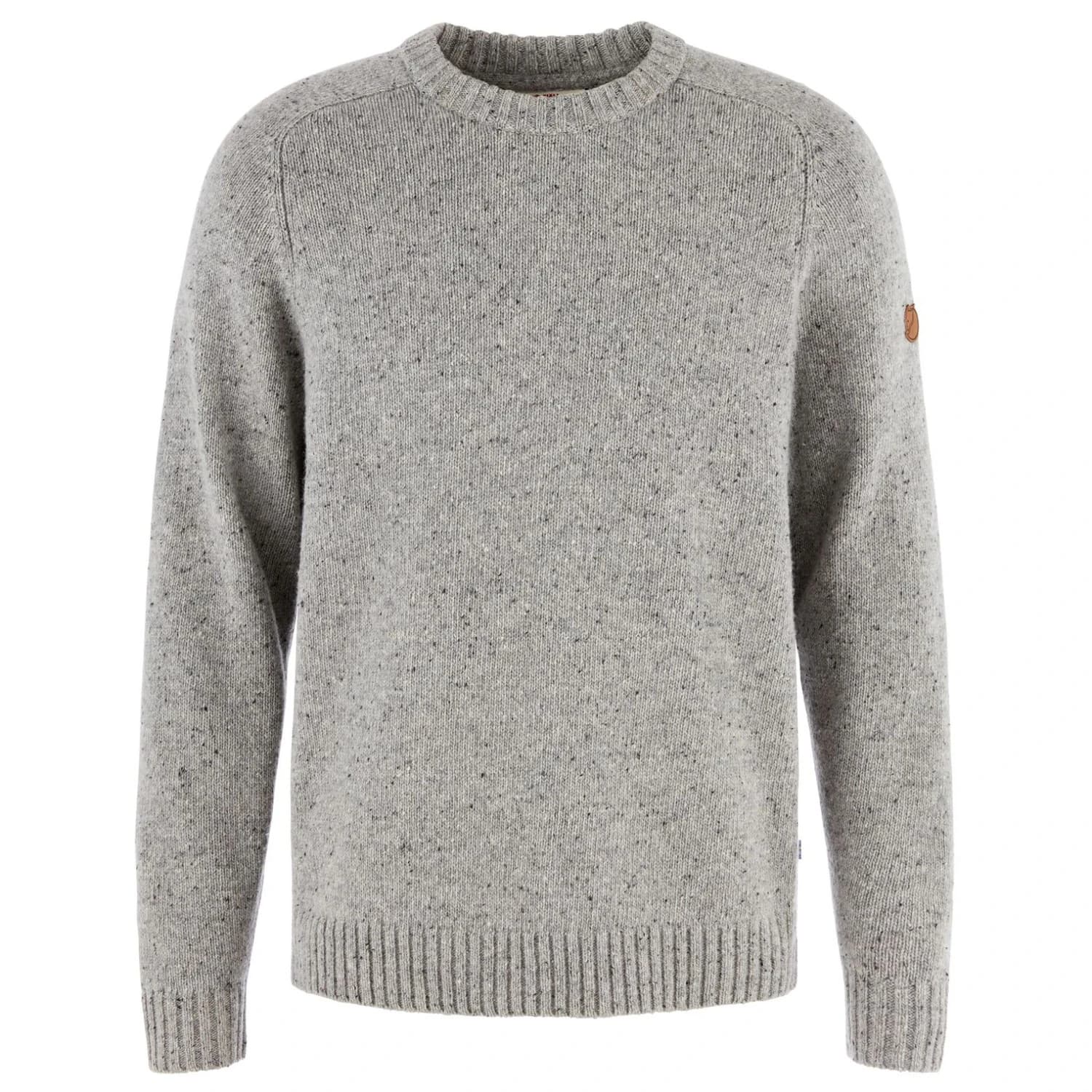 Мъжки вълнен пуловер Fjällräven Övik Neps Knit Sweater Wool jumper - Grey