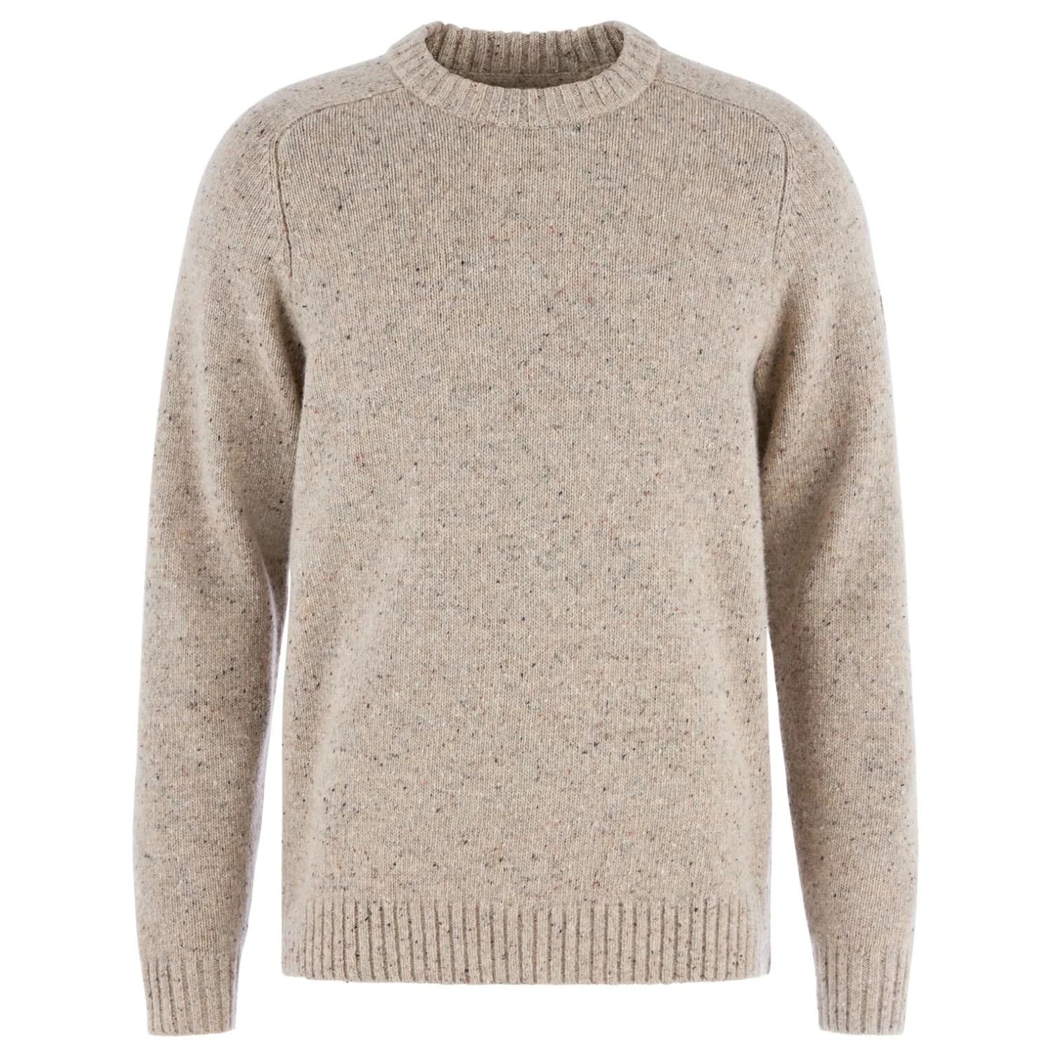 Мъжки вълнен пуловер Fjällräven Övik Neps Knit Sweater Wool jumper - Light Beige