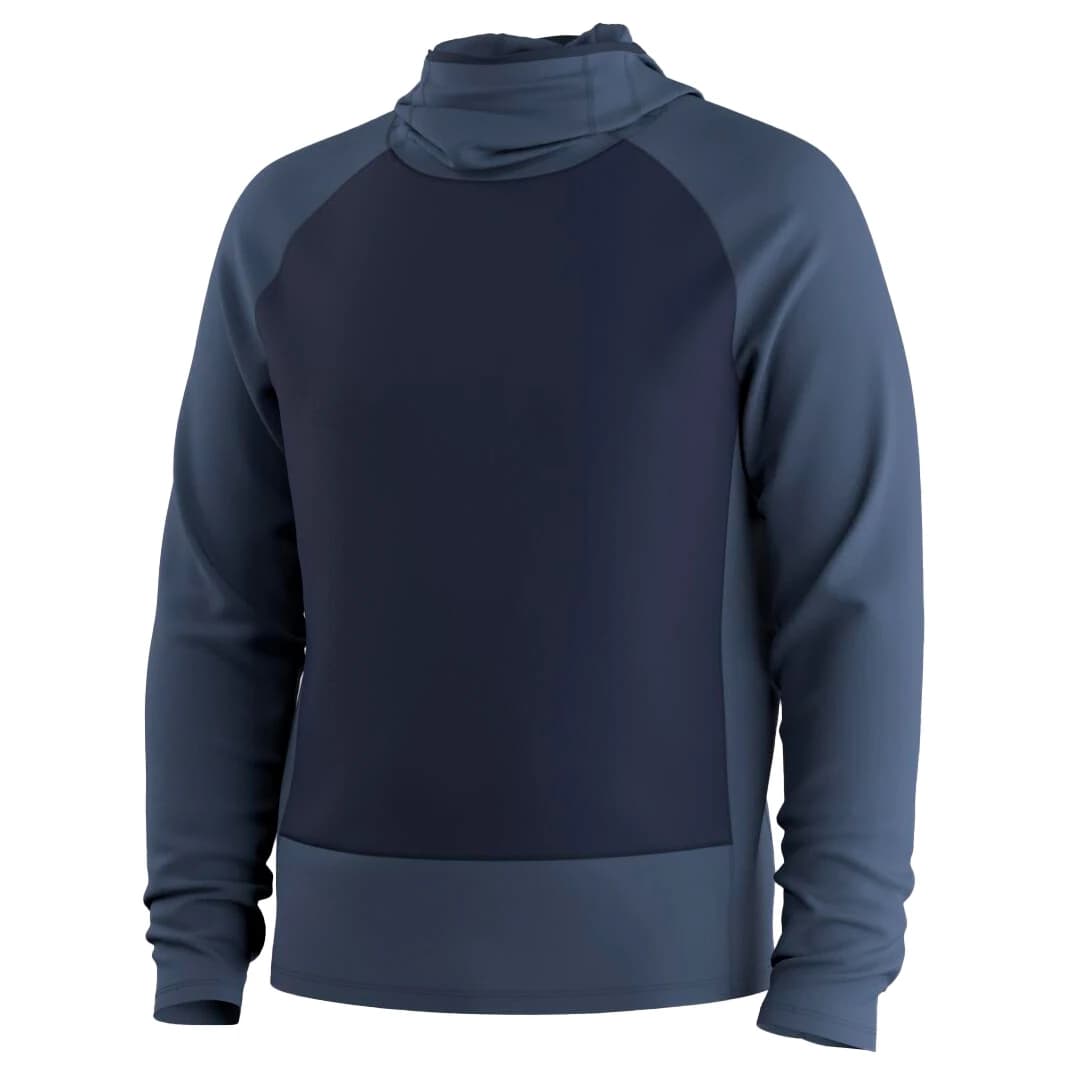 Мъжки вълнен пуловер Smartwool Active Fleece Wind Hoodie Fleece jumper - Nightfall / Deep Navy
