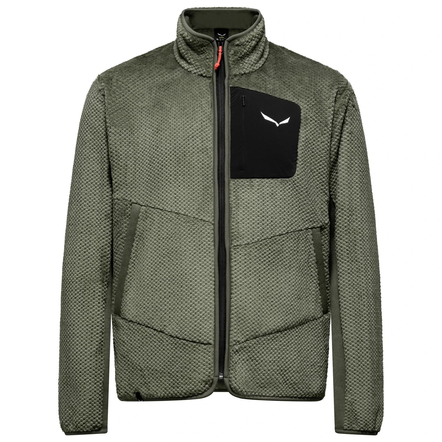 Мъжко поларено яке Salewa Puez Warm FZ Fleece jacket - Faded Green