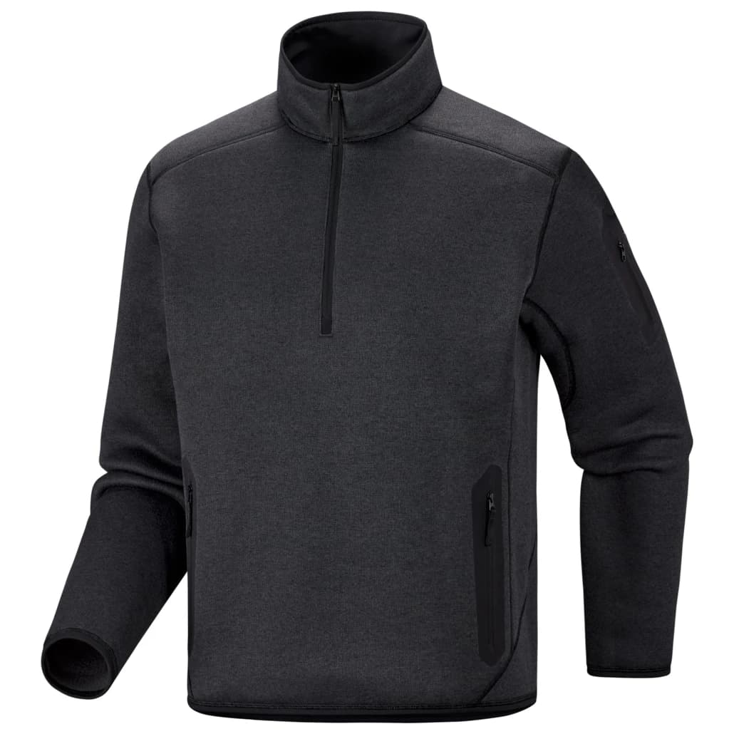 Мъжки поларен пуловер Arc'teryx Covert 1/2 Zip Fleece jumper - Black Heather
