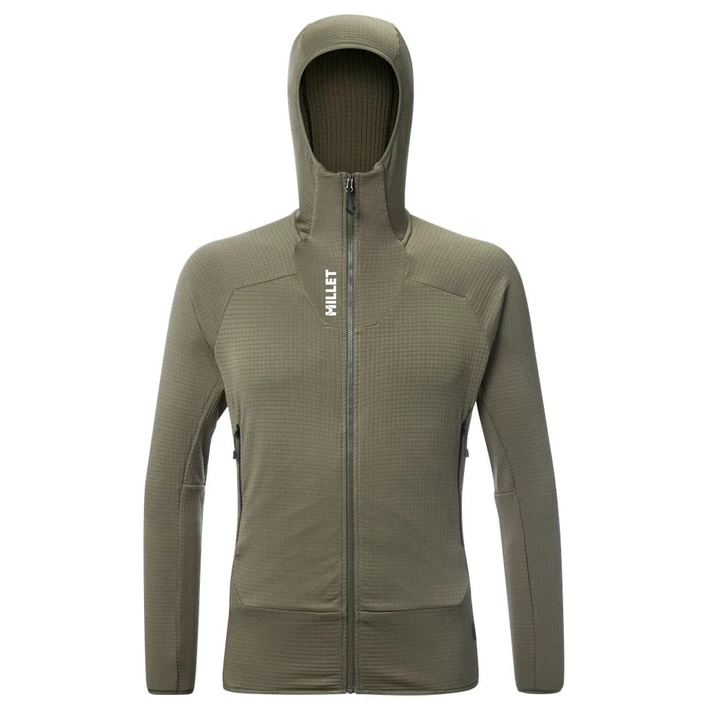 Мъжко поларено яке Millet Kamet Grid HD Fleece jacket - Grape Leaf