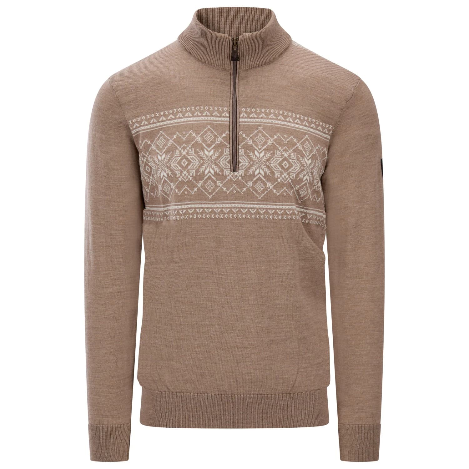 Вълнен пуловер Dale of Norway Liaset Sweater Merino jumper - Mountainstone / Offwhite