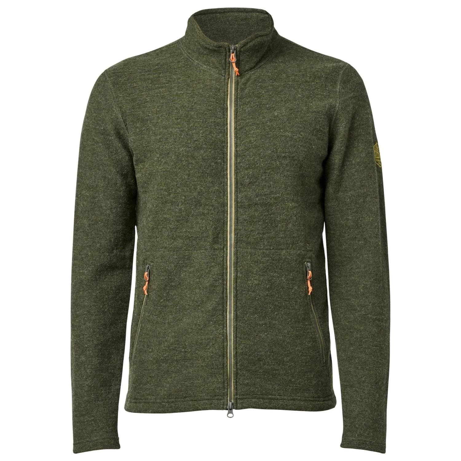 Мъжко вълнено яке Ivanhoe of Sweden Louie Full Zip Wool jumper - Loden Green