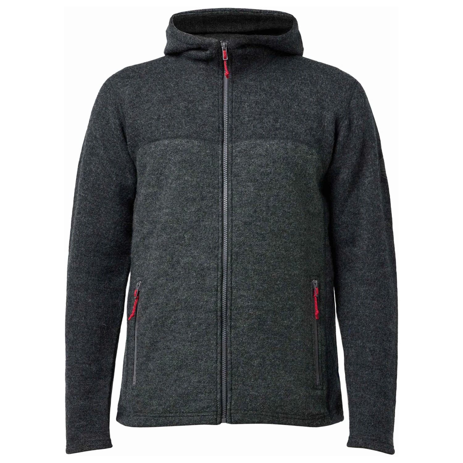 Мъжко вълнено яке Ivanhoe of Sweden Ron Hood Merino hoodie - Graphite Marl