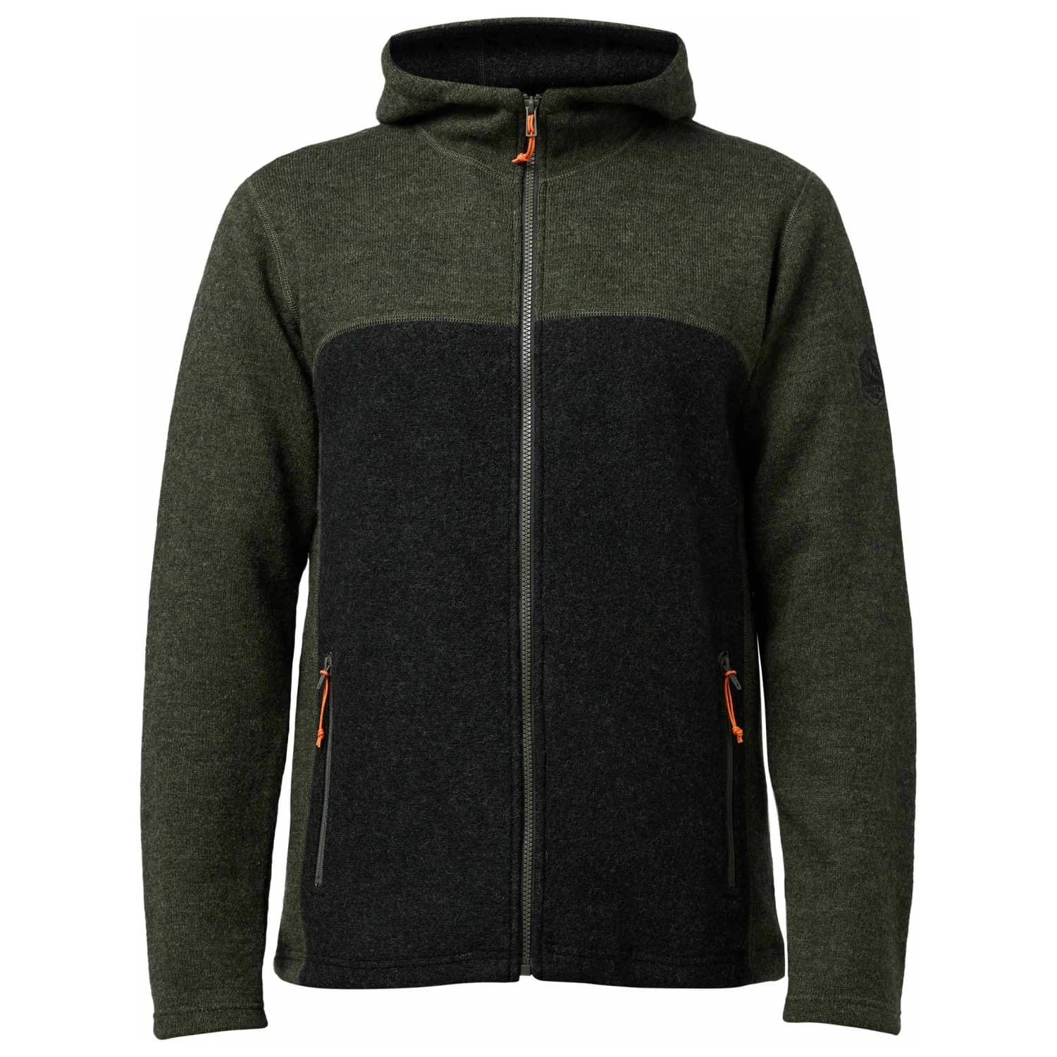 Мъжко вълнено яке Ivanhoe of Sweden Ron Hood Merino hoodie - Scarab