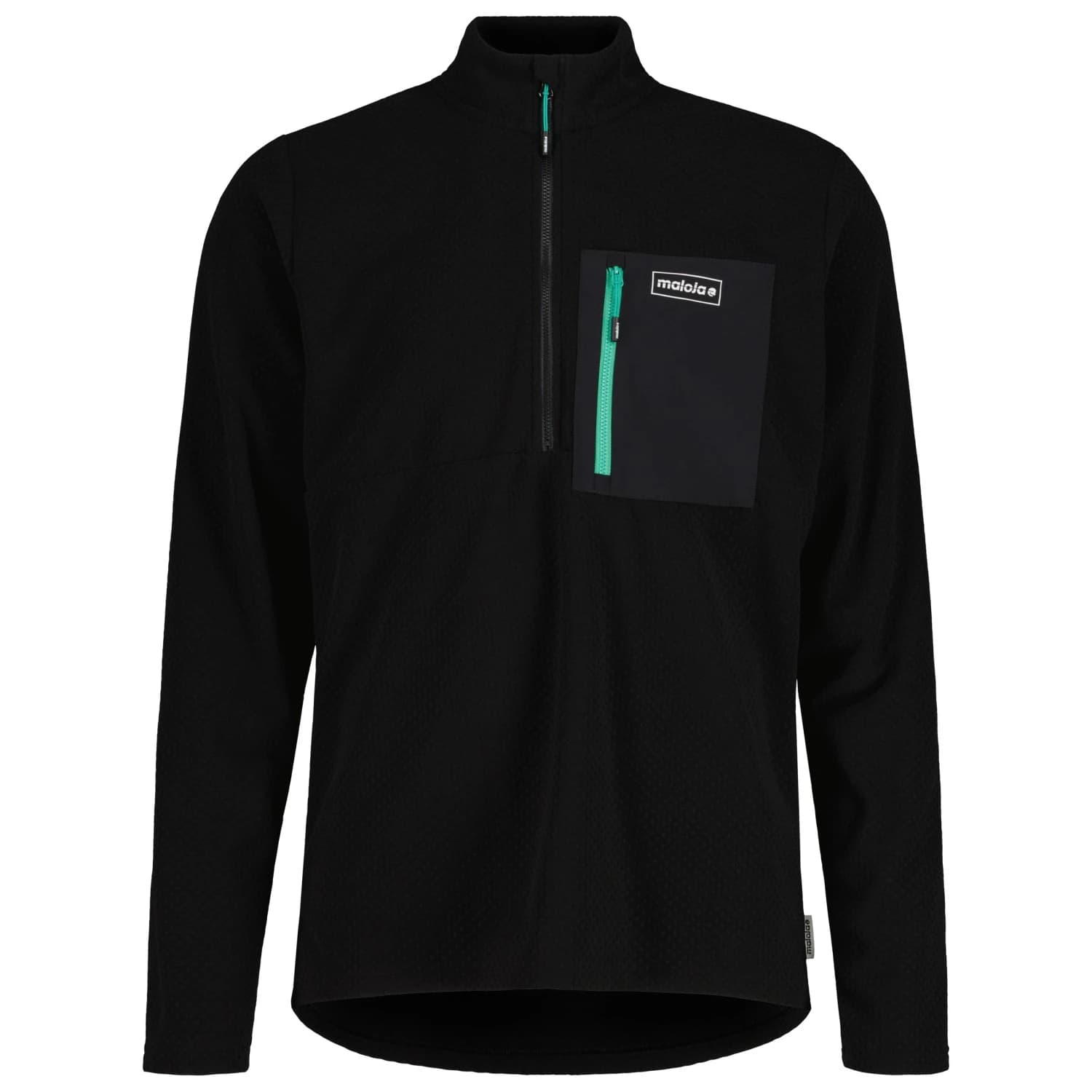 Поларен пуловер Maloja AramM. Fleece jumper - Deep Black