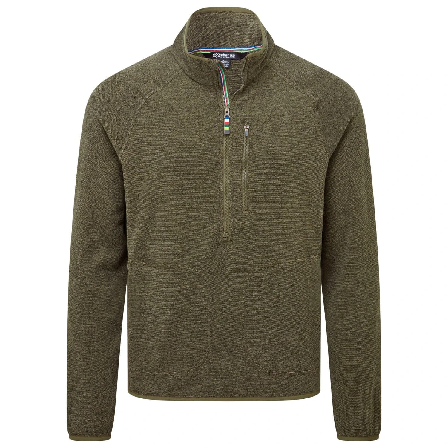 Поларен пуловер Sherpa Rolpa 1/2 Zip Fleece jumper - Evergreen