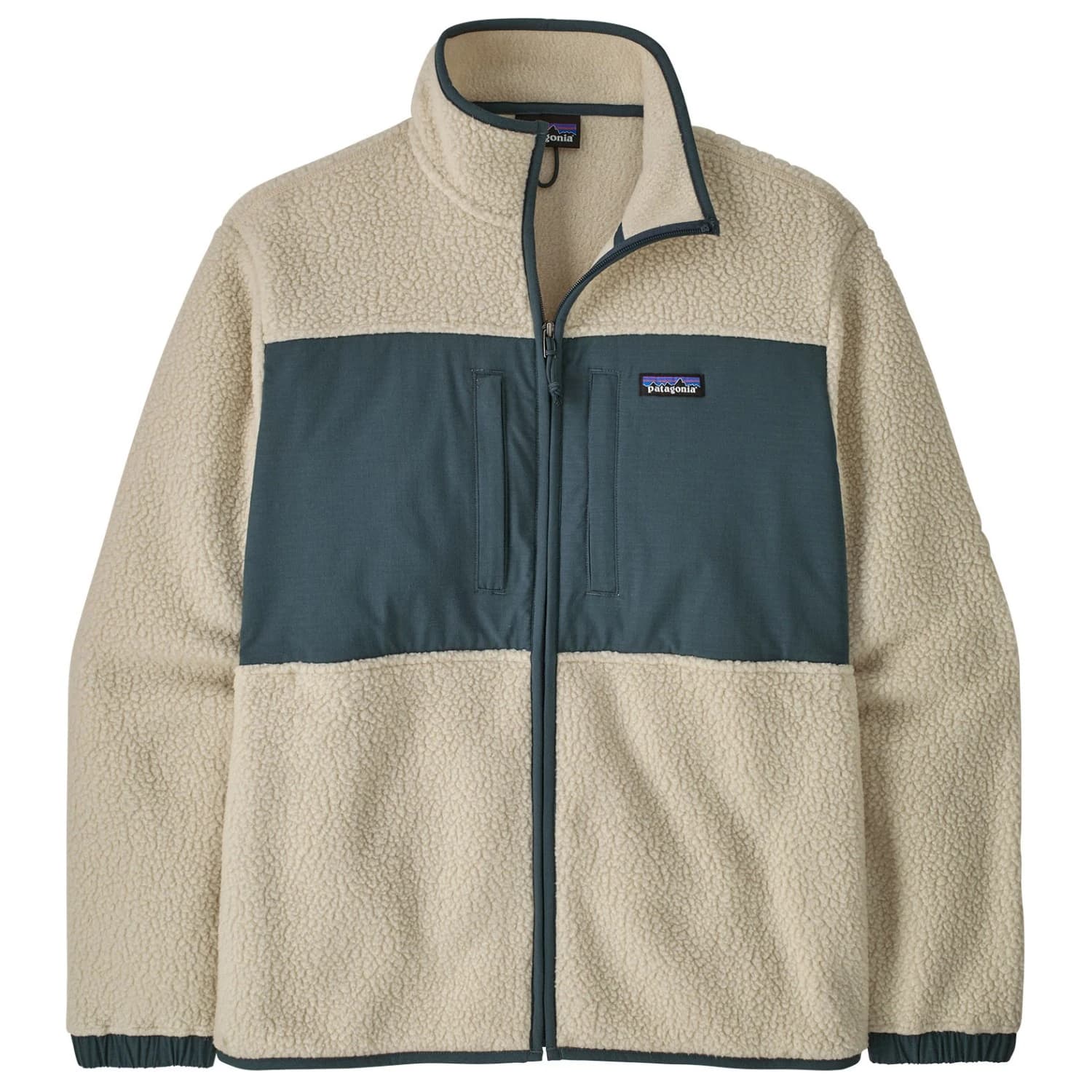 Мъжко поларено яке Patagonia Retro Pile Patch Jacket Fleece jacket - Pelican