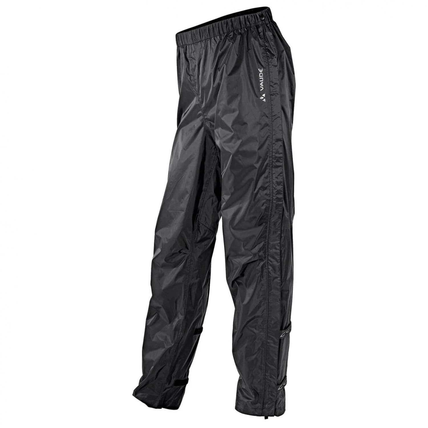 Мъжки водоустойчив панталон за колоездене Vaude Fluid Full-Zip Pants II Cycling bottoms - Black