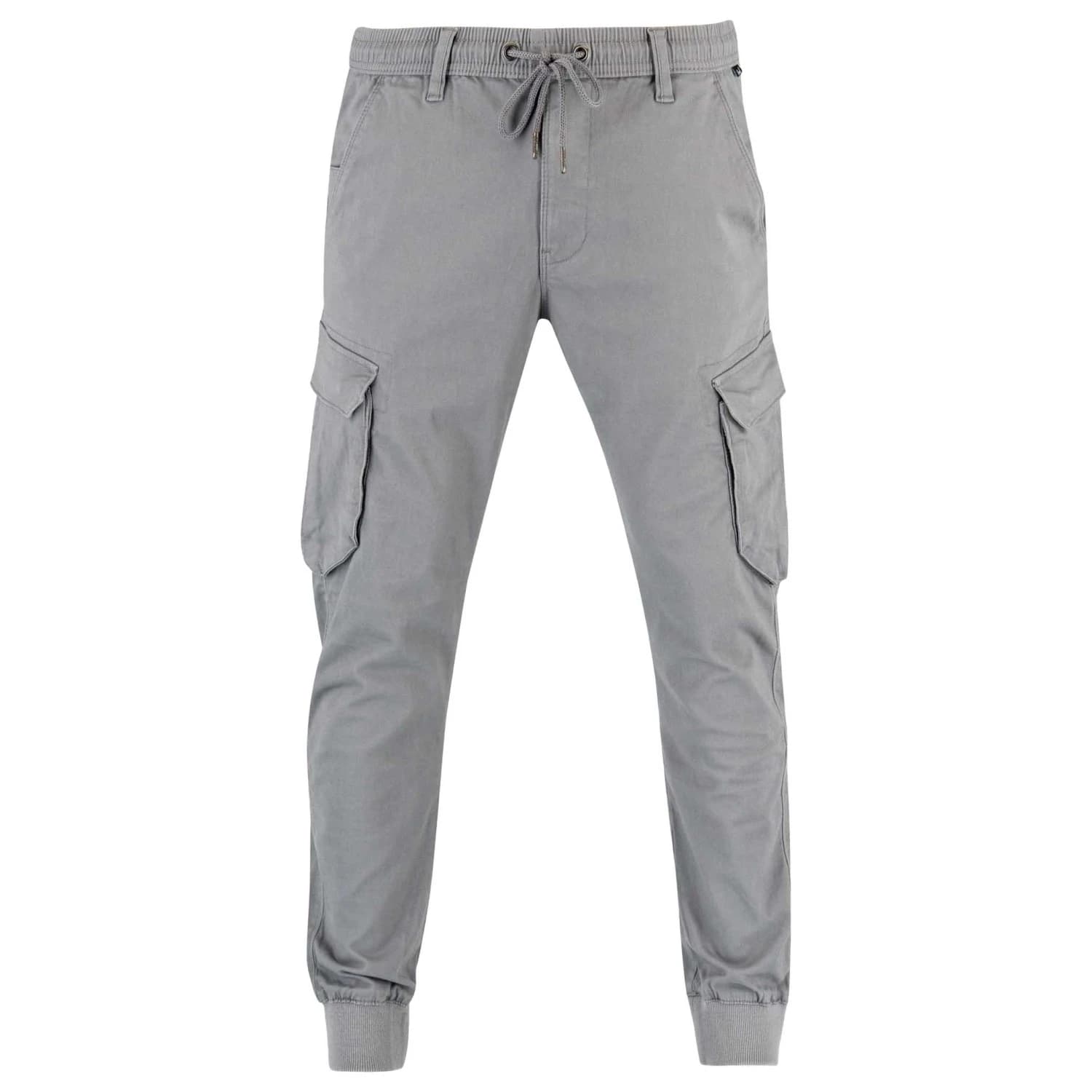Мъжки ежедневен панталон Reell Reflex Rib Cargo Casual trousers - Light Grey