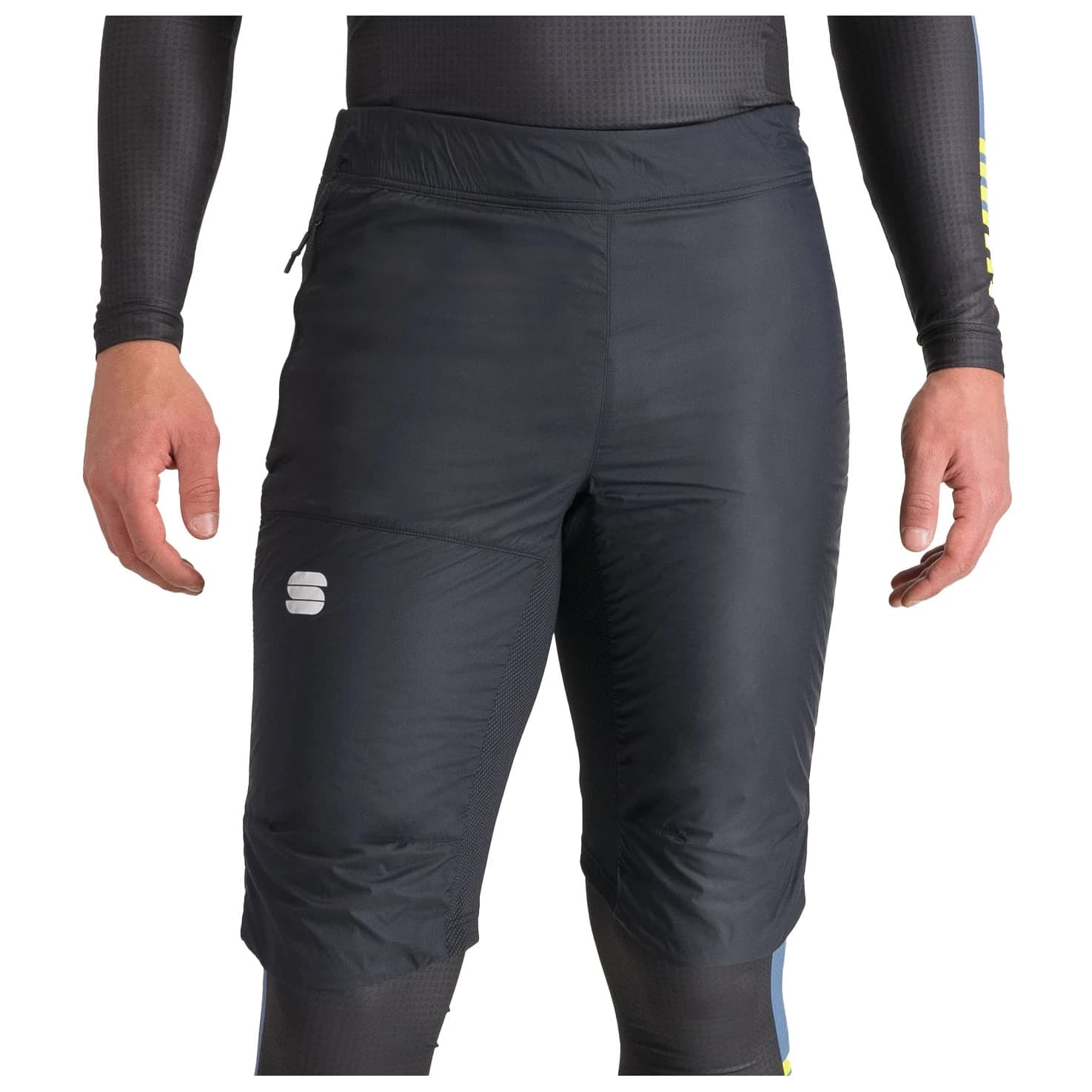 Мъжки синтетичен панталон Sportful Puffy Over Short Synthetic trousers - Black