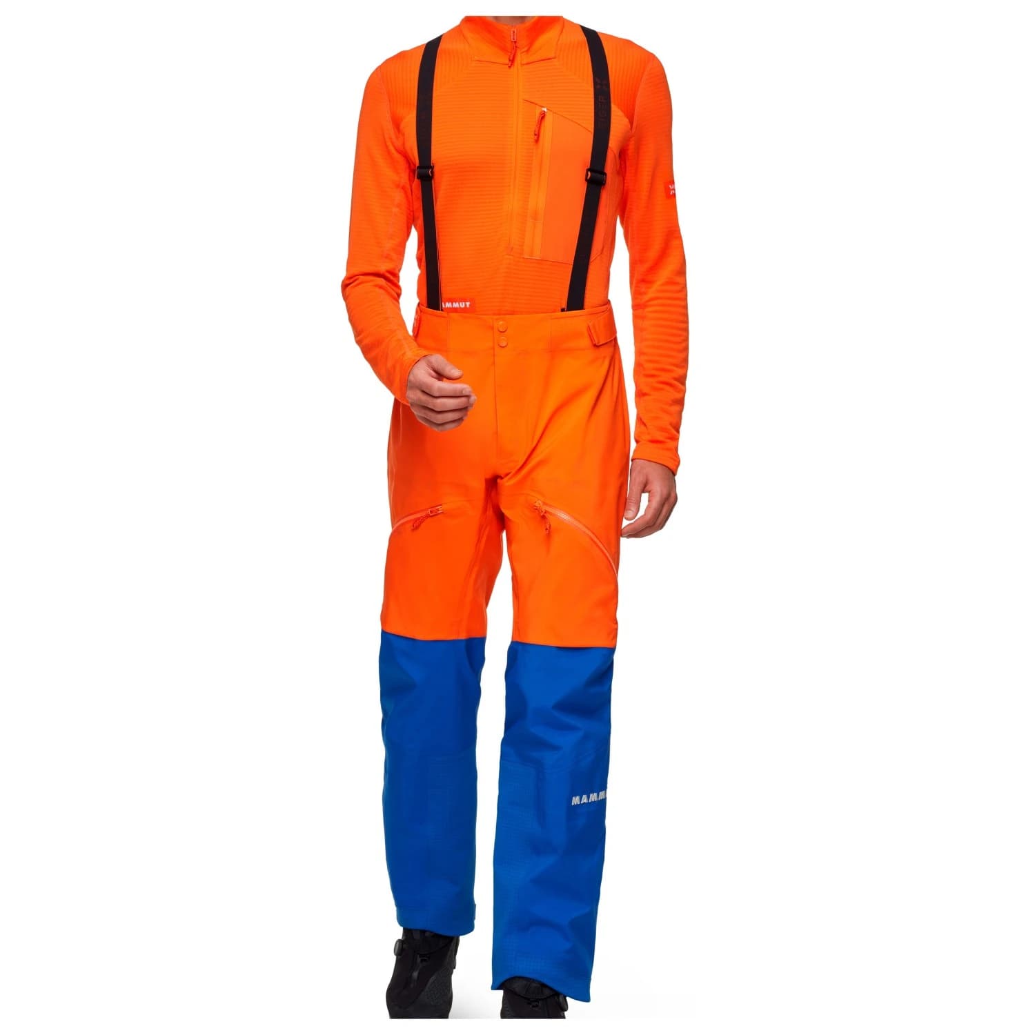 Мъжки водоустойчив панталон Mammut Eiger Nordwand Pro Hardshell Pants Waterproof trousers - Eiger Orange / Eiger Blue