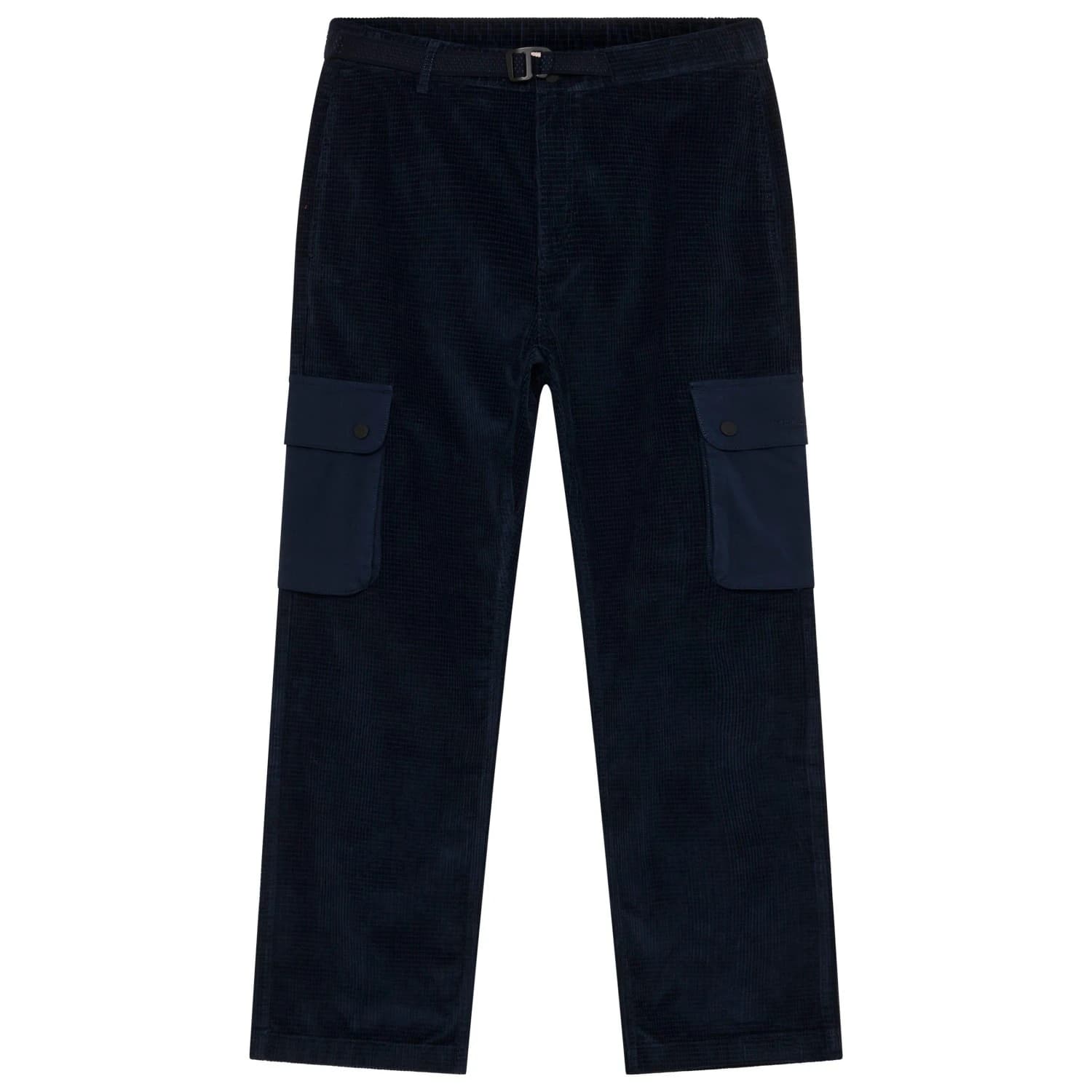 Мъжки ежедневен панталон Knowledgecotton apparel Fig 8 Wales Corduroy Elastic Waist Casual trousers - Night Sky