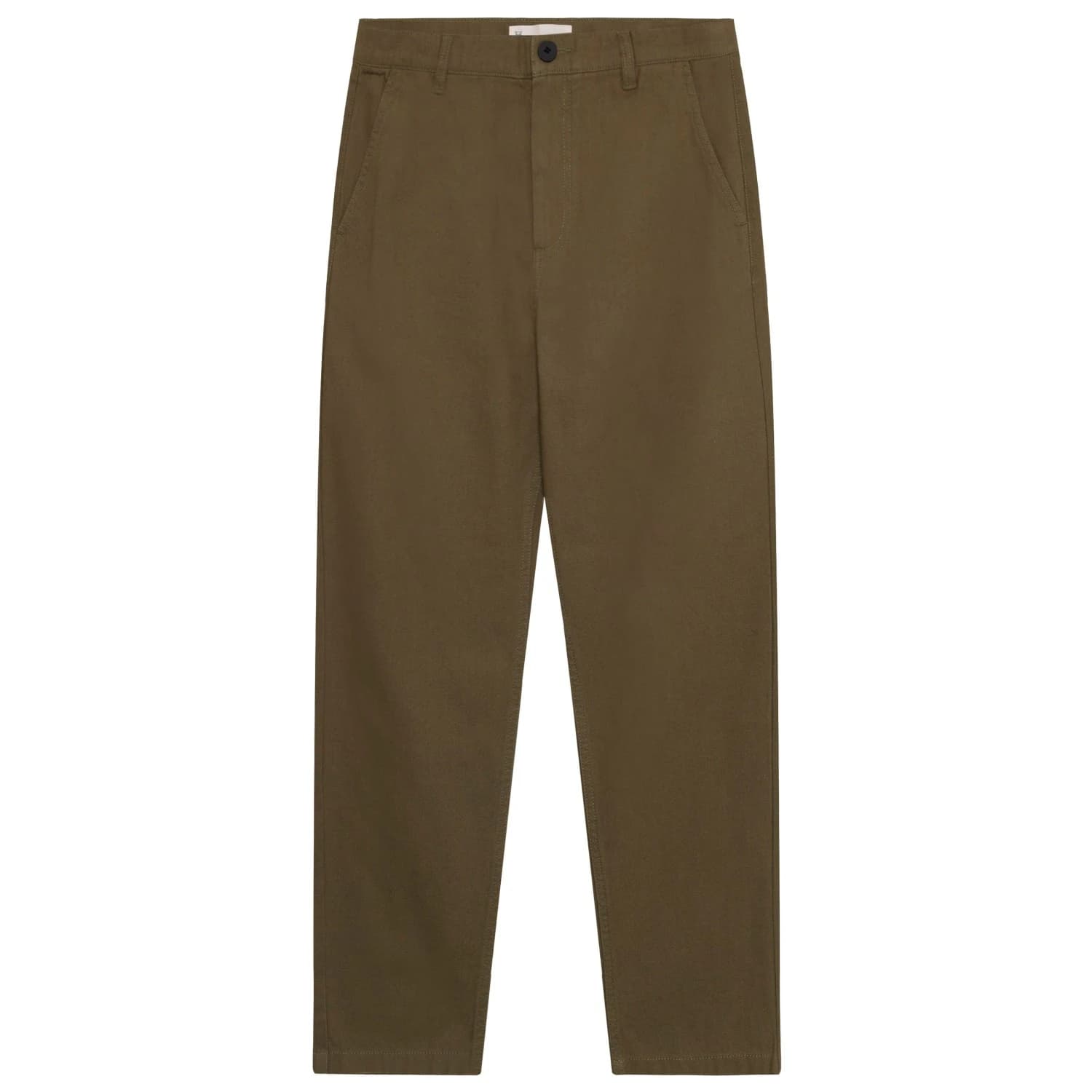 Мъжки ежедневен панталон KnowledgeCotton Apparel Tim Heavy Canvas Pant Casual trousers - Burned Olive