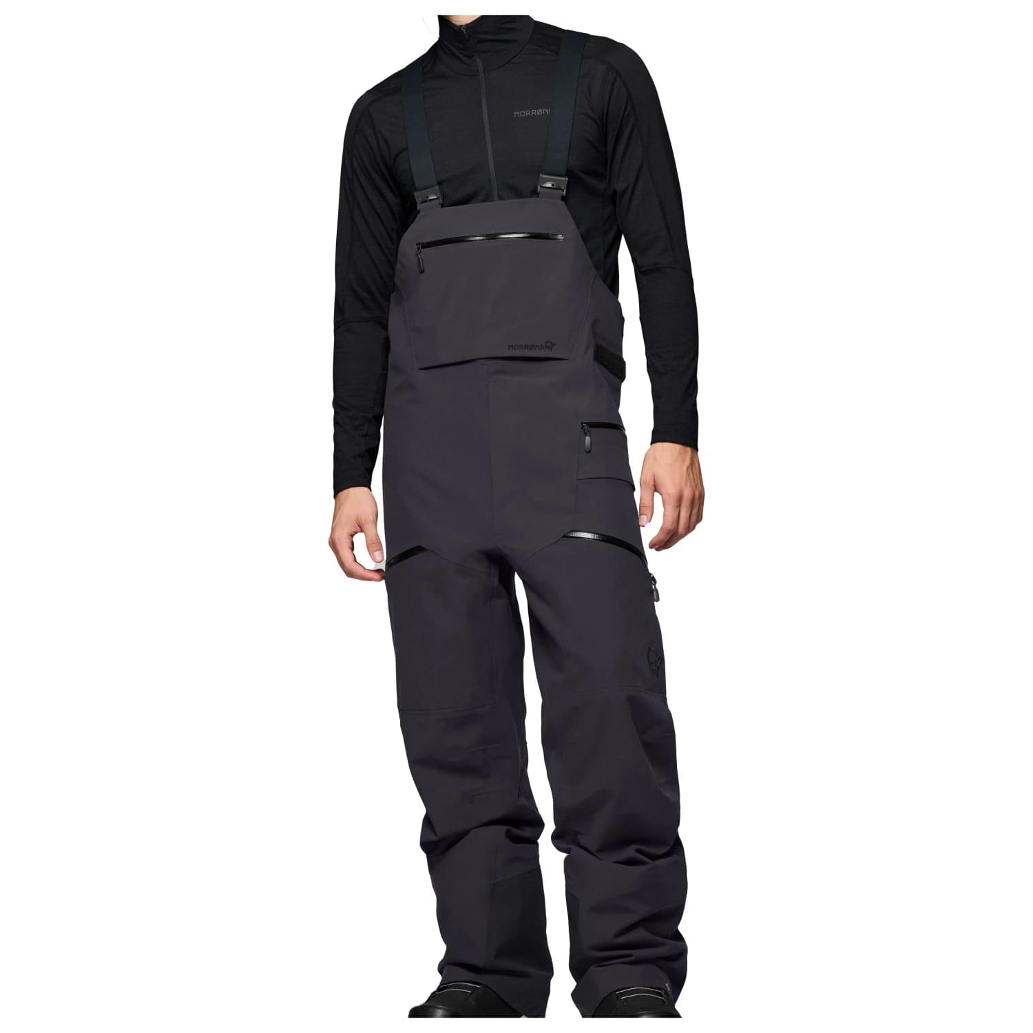 Ски панталон Norrøna Tamok Dri3 Bibs Ski trousers - Caviar Black