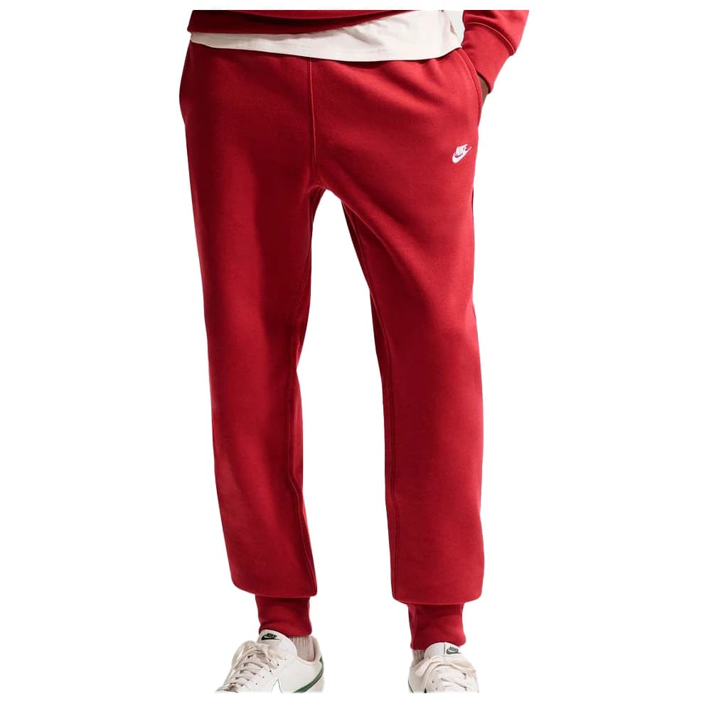 Мъжки анцунг долнище Nike Club Basketball Jogger Tracksuit trousers - Team Crimson / Team Crimson / White