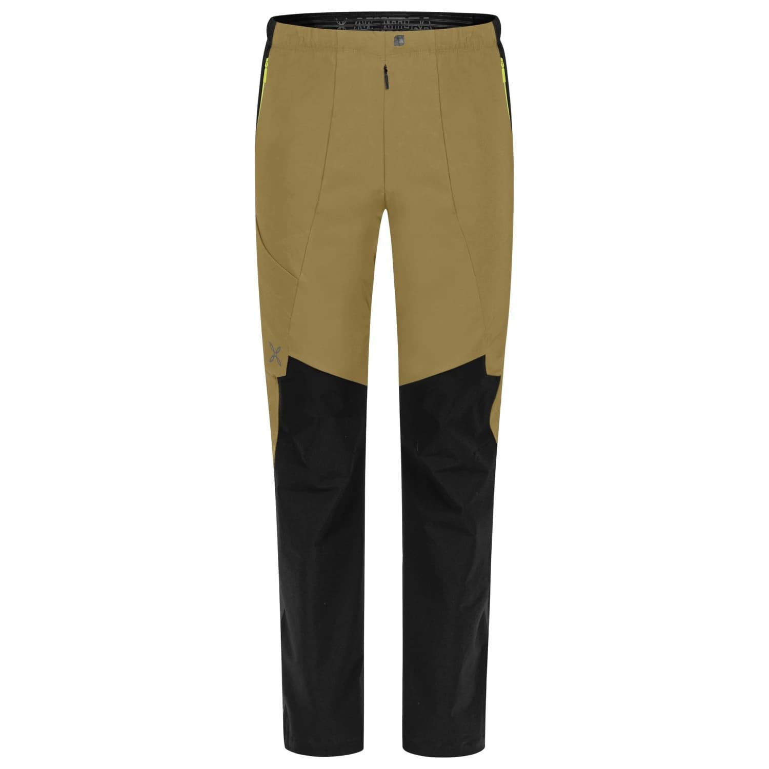 Панталон за катерене Montura Rocky 2 -5 cm Pants Climbing trousers - Desert Beige / Sunny Lime