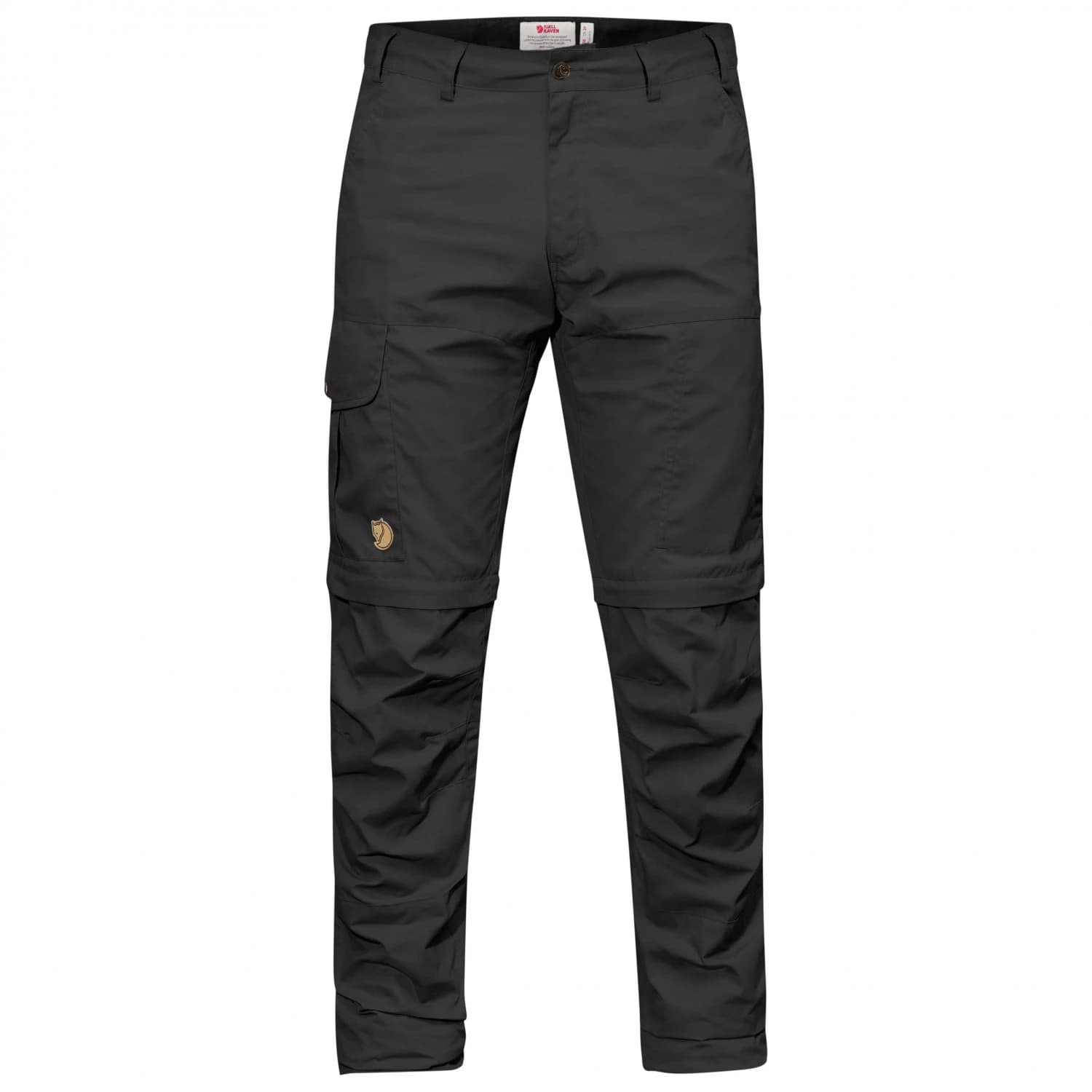Мъжки панталон със свалящи крачоли Fjällräven Karl Pro Zip-Off Trousers Walking trousers - Dark Grey