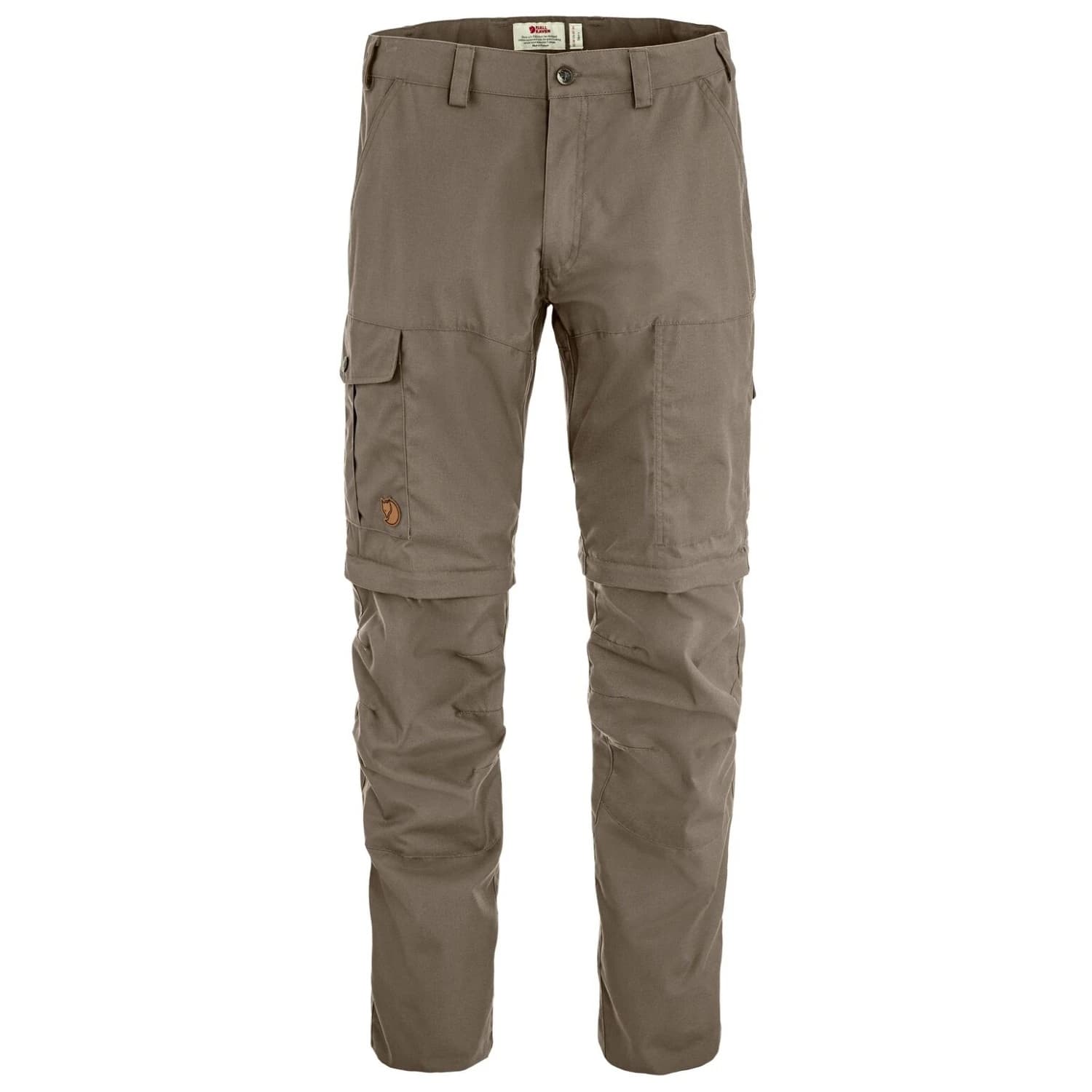 Мъжки панталон със свалящи крачоли Fjällräven Karl Pro Zip-Off Trousers Walking trousers - Suede Brown