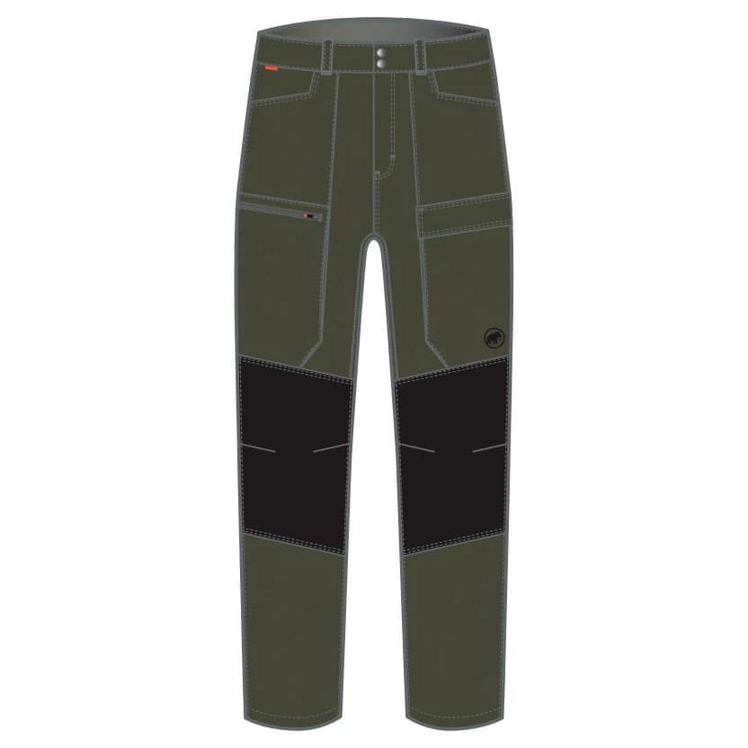 Мъжки туристически панталон Mammut Zinal Hybrid Pants Walking trousers - Dark Marsh / Black