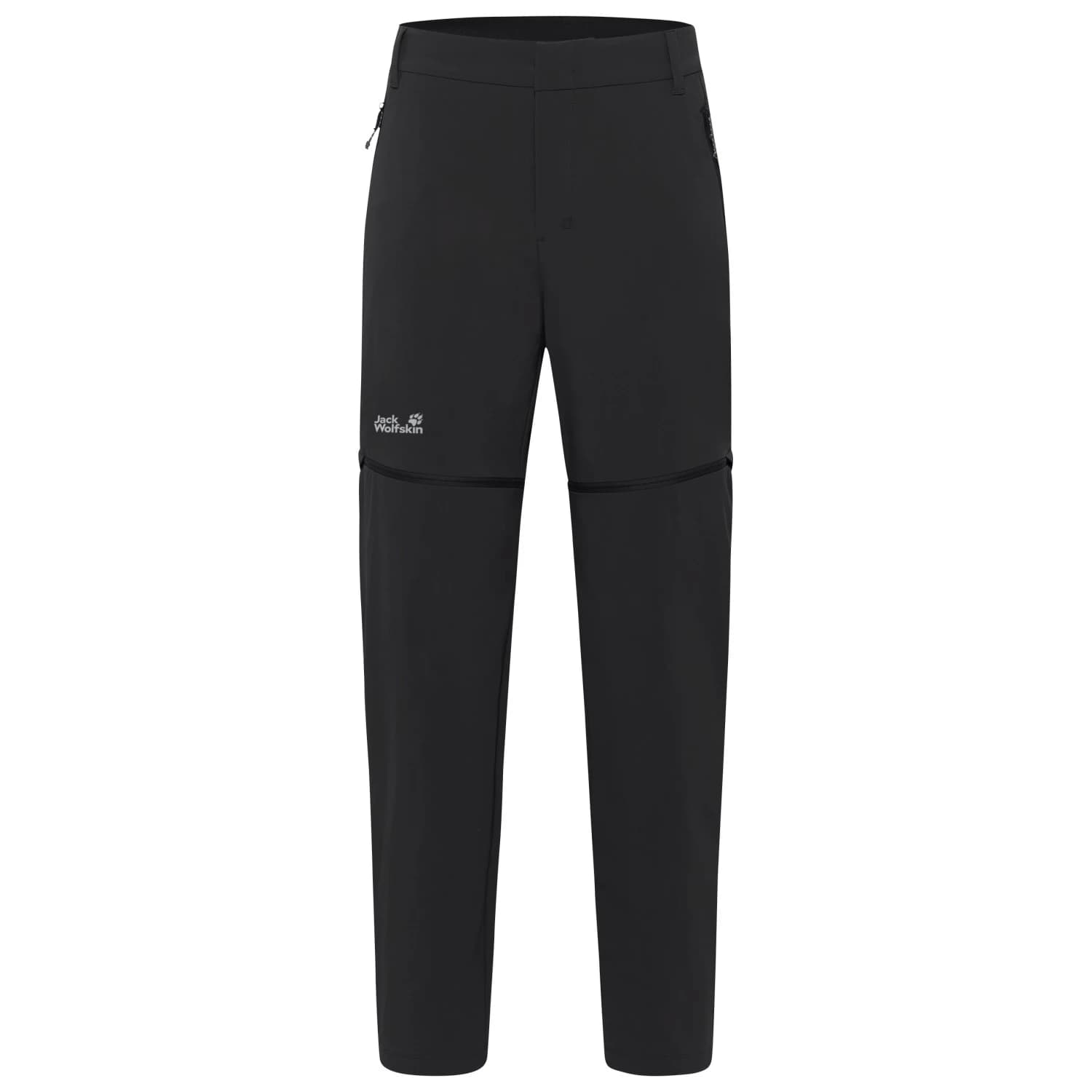 Мъжки панталон със свалящи крачоли Jack Wolfskin Hikeout Zip Away Pants Walking trousers - Black
